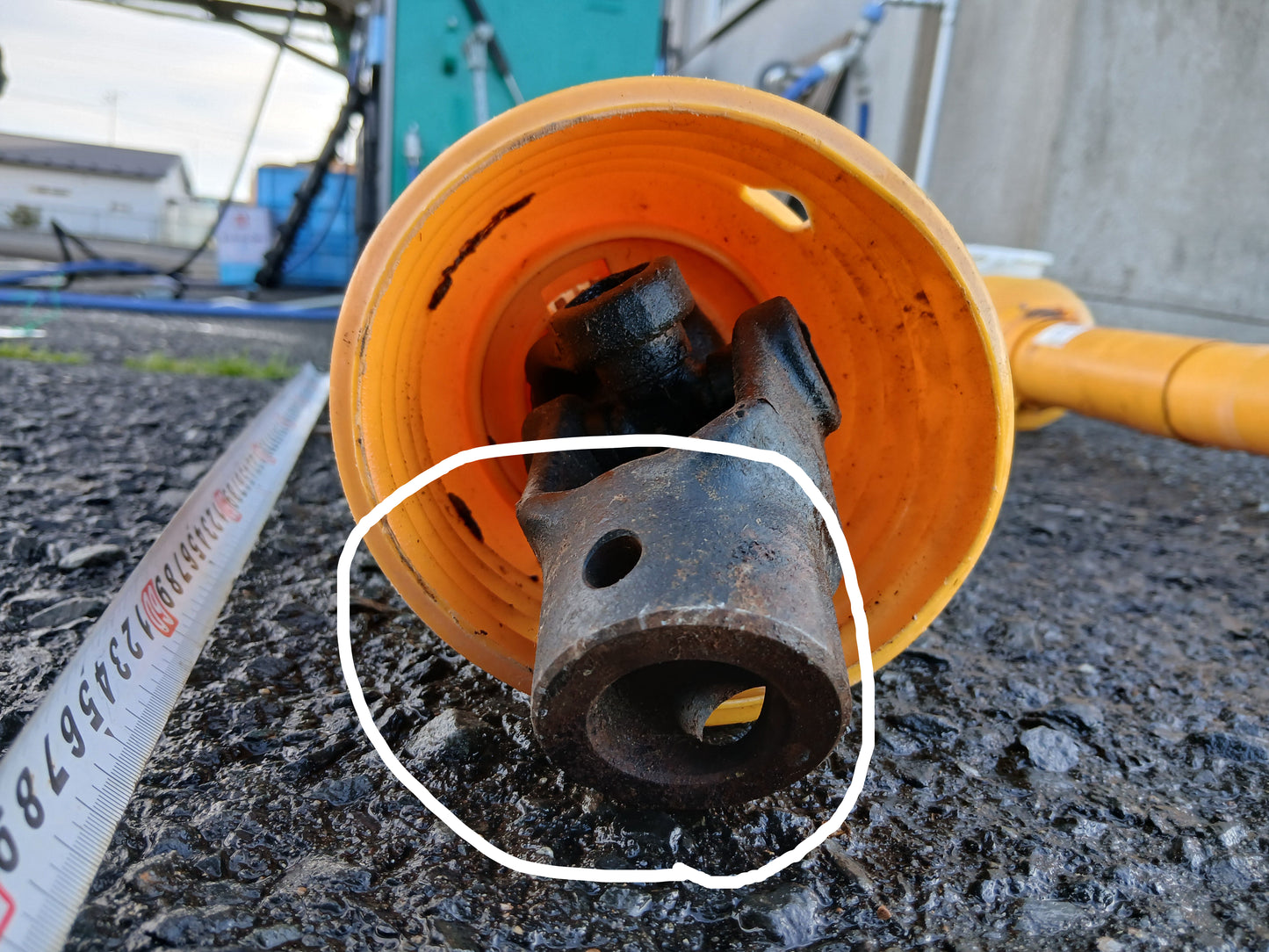 メーカー不明 中古 PTOジョイント② 約670mm【宮城店2435】