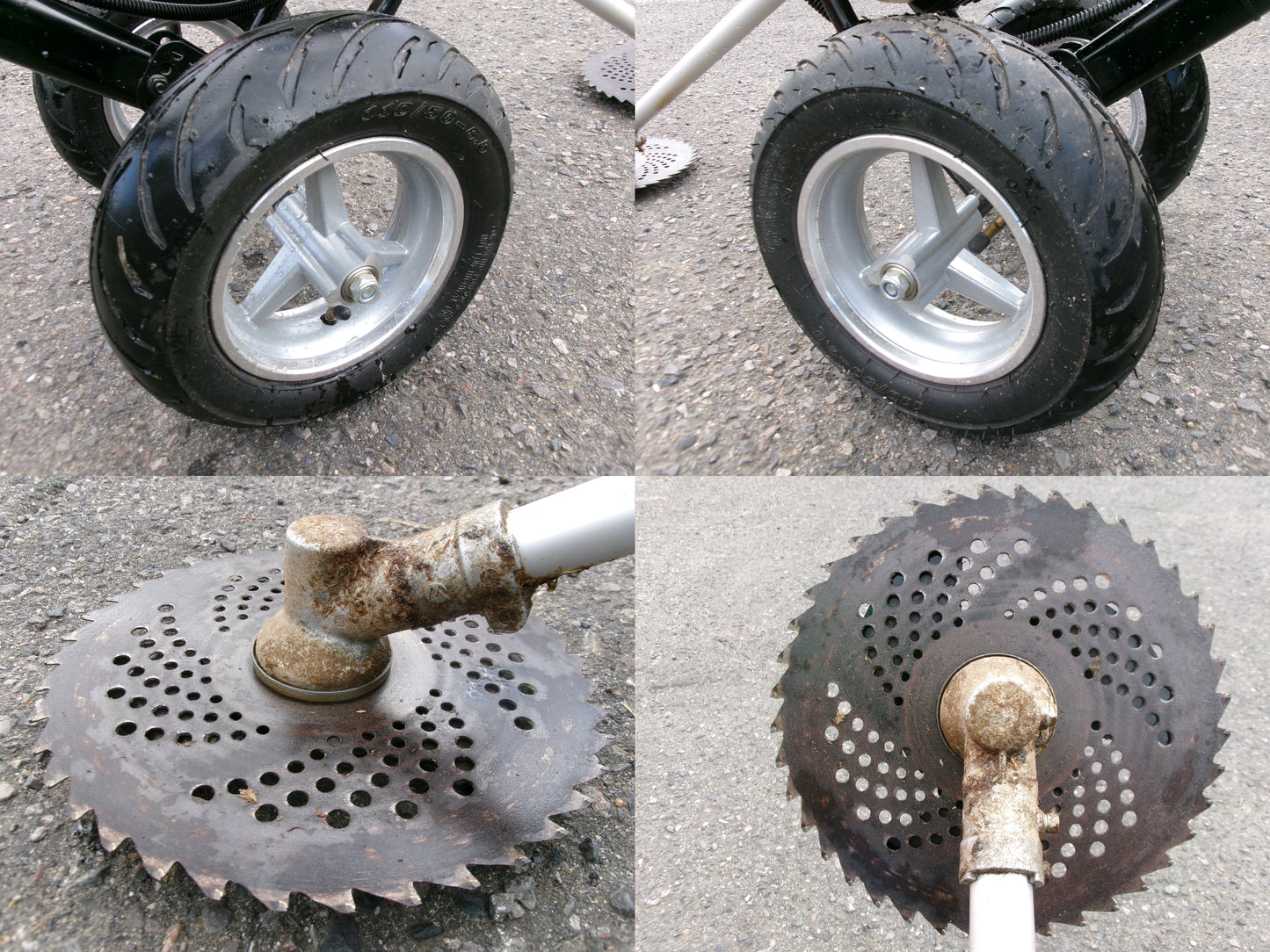 BIGM 丸山 中古 手押し刈払機 K-28T