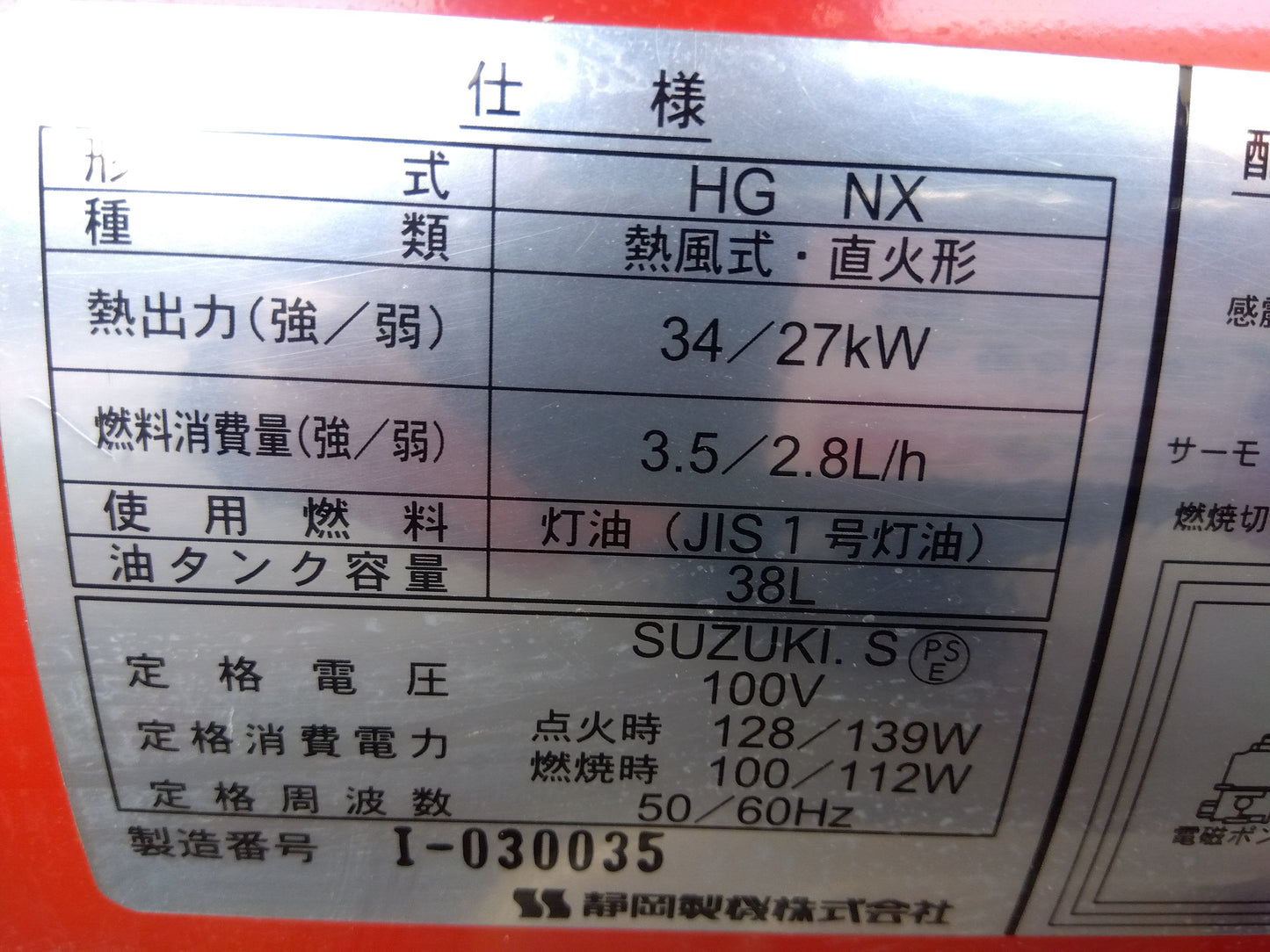 静岡 中古 ホットガン HG NX 「宮城 1740」