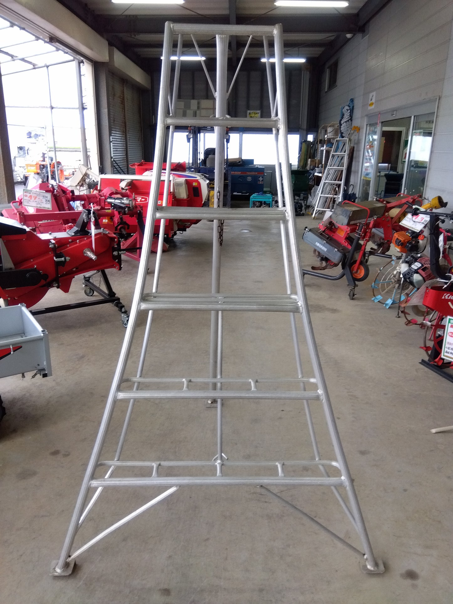 メーカー不明 中古 アルミ三脚 7尺 【山形店 8982】