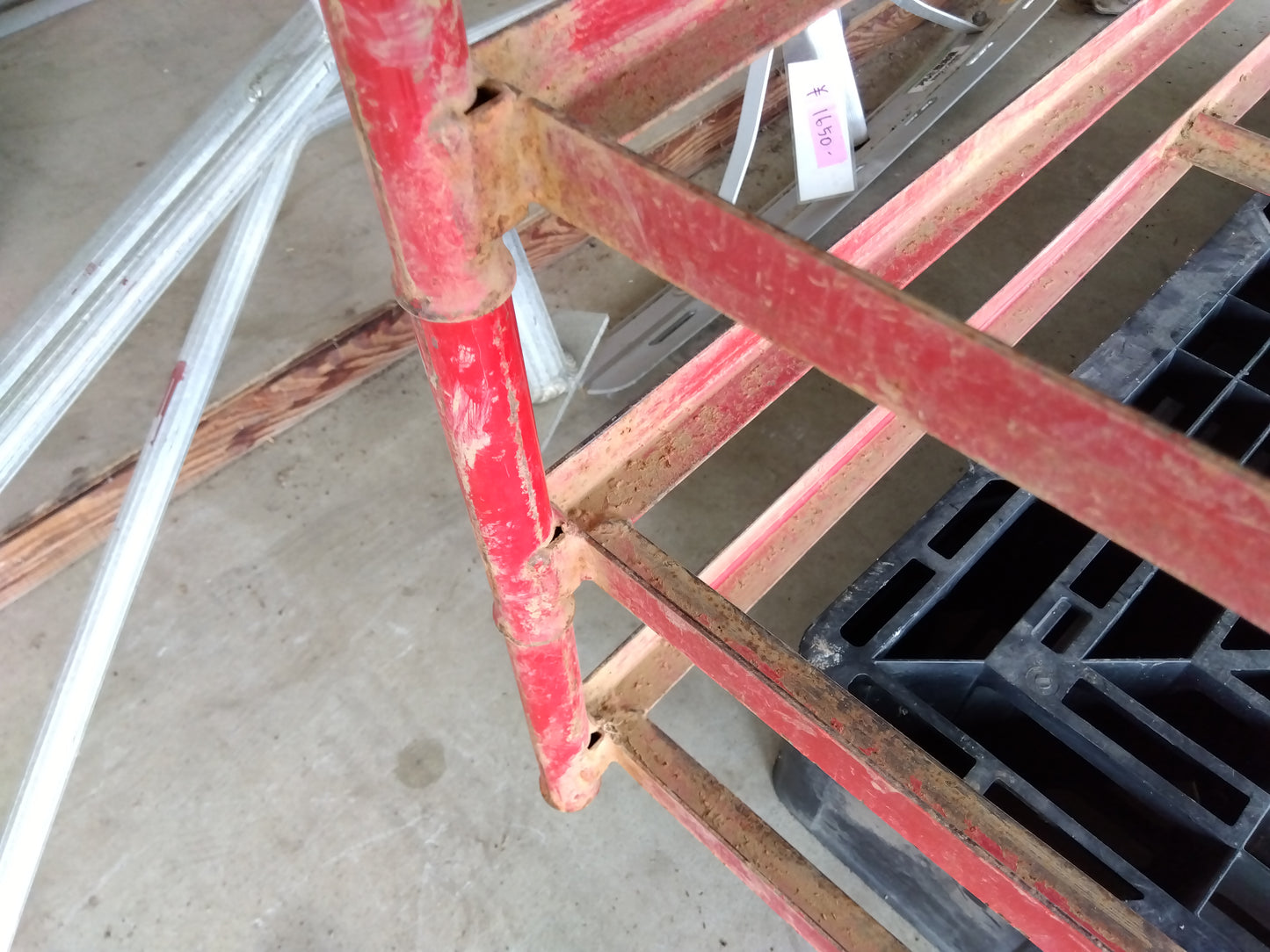 メーカー不明 鉄苗コンテナ 平置き30枚搭載【山形店】