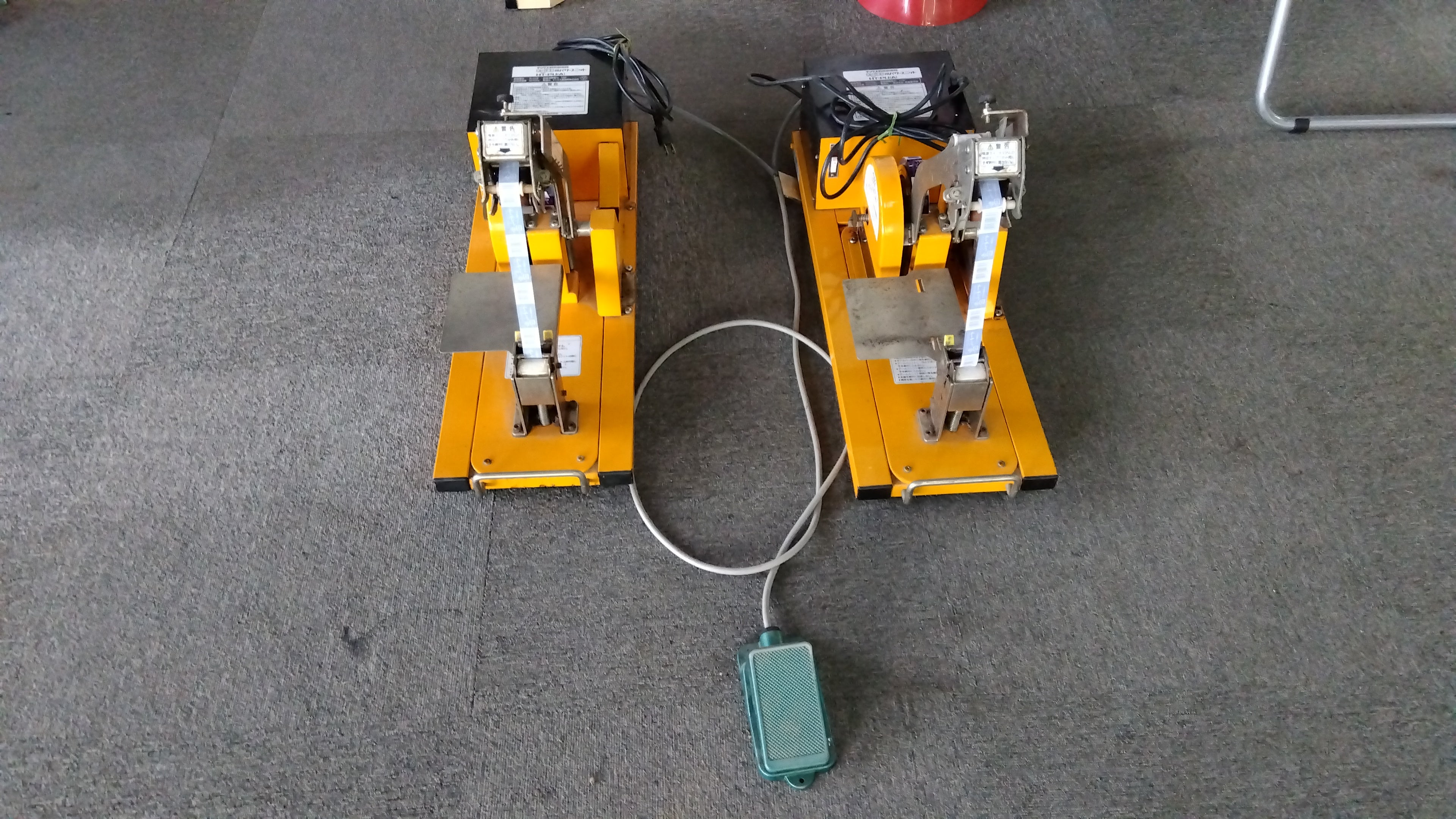 MAX 中古 野菜結束機 HT-M2 2つセット （電動ユニットHT-PU(A)付き 