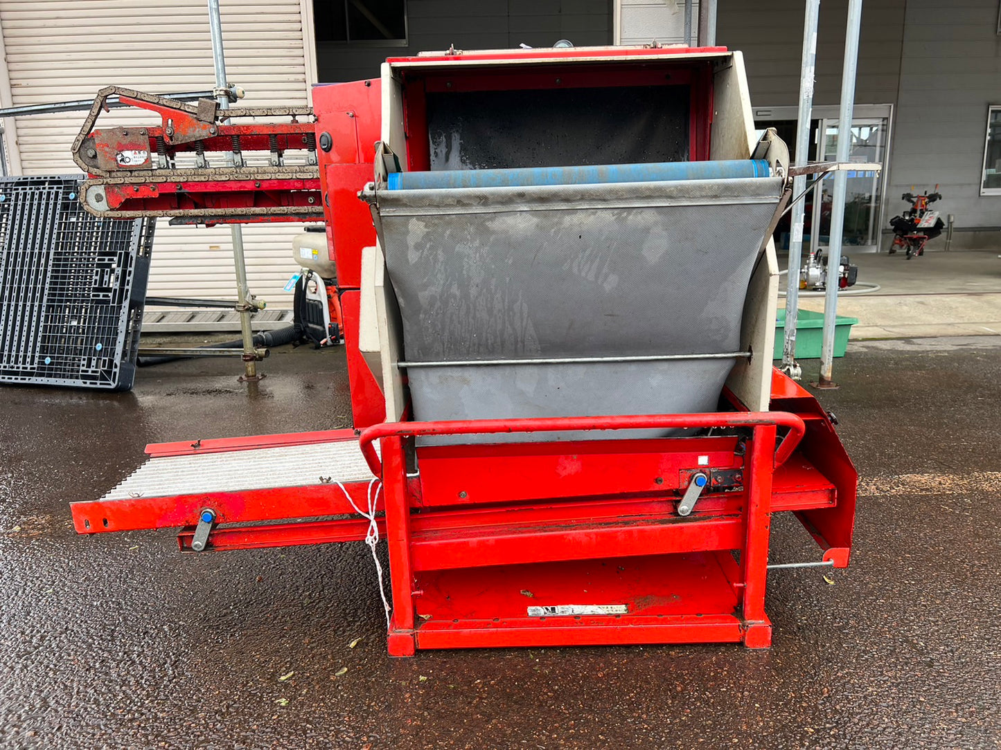 ミツワ 中古 全自動枝豆脱莢機 【部品取り用】*KX-D1 T 【0312】