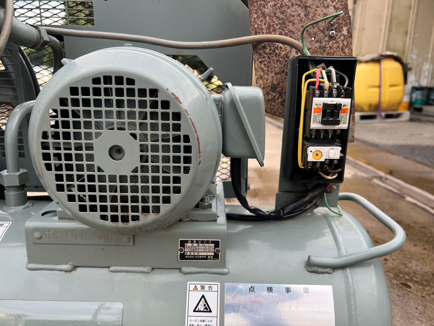 日立 中古 コンプレッサー【3馬力】*2.2P-9.5VA5 50㎐『茨城店 5855』