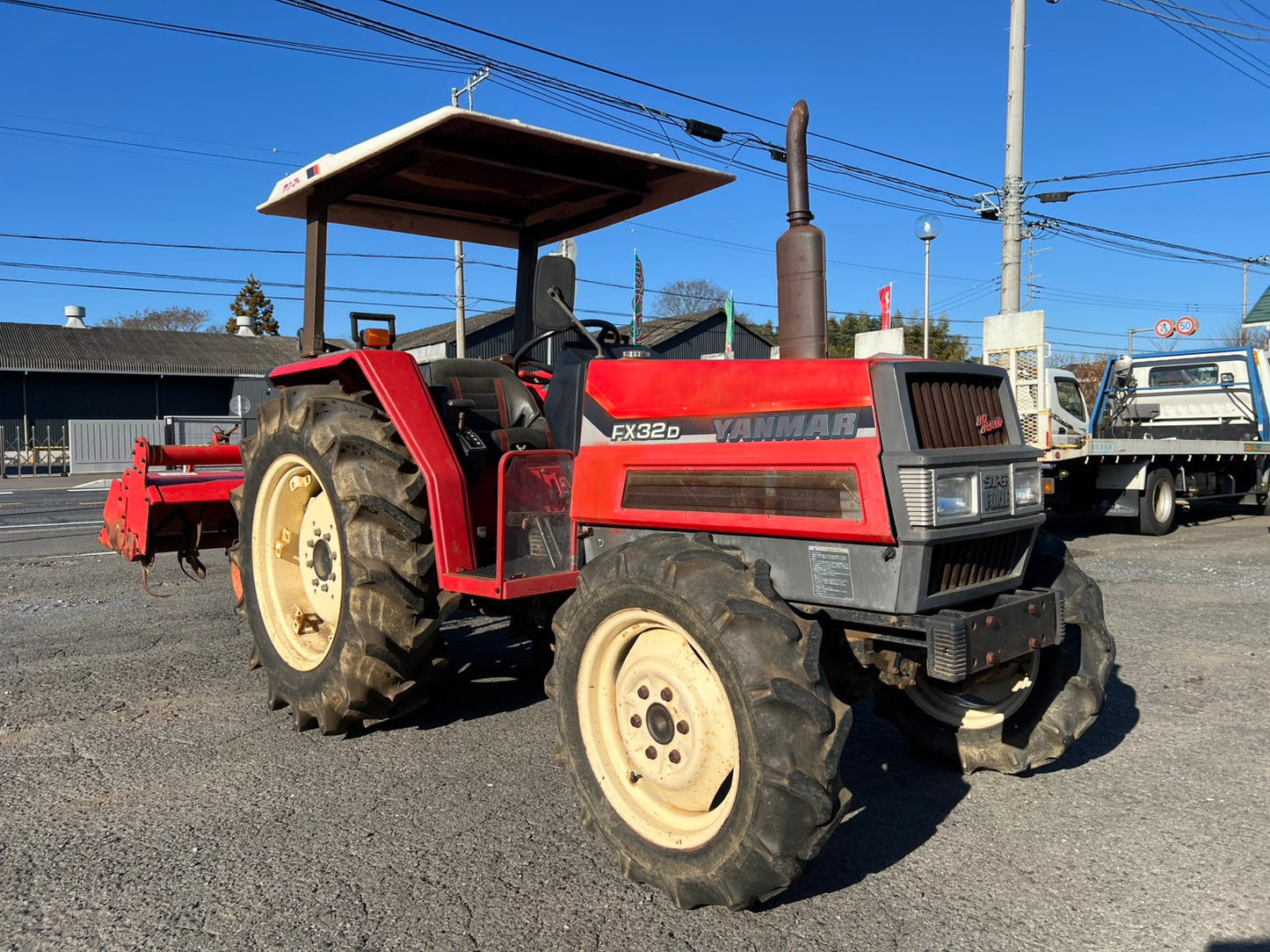 ヤンマー 中古 トラクター+ロータリー【部品取り用】*FX32+SX1700『茨城店 5848』