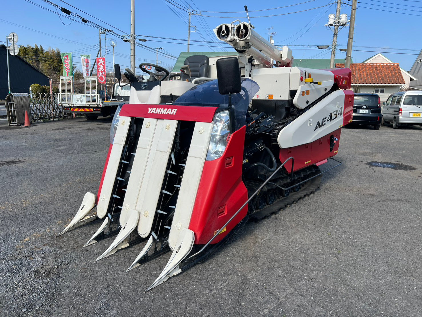 ヤンマー 中古 コンバイン【タンク容量:800ℓ】＊AE434XJU『茨城店 6219 