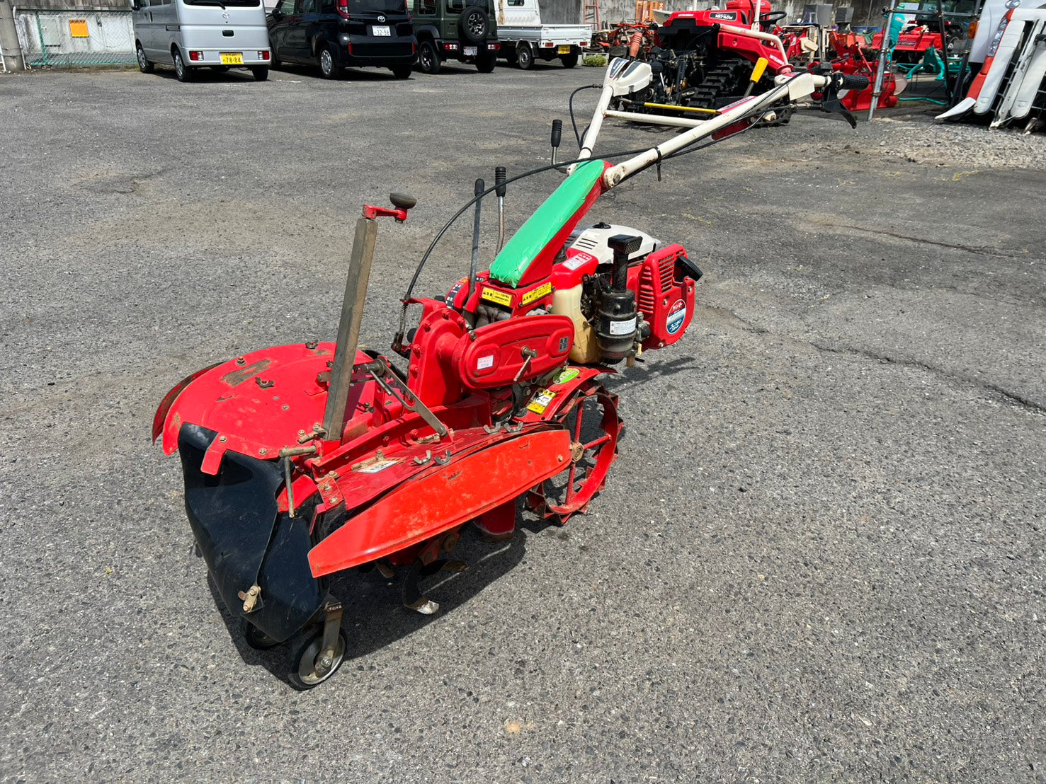 ヤンマー＋関東農機 中古 管理機＋ロータリー【部品取り程度