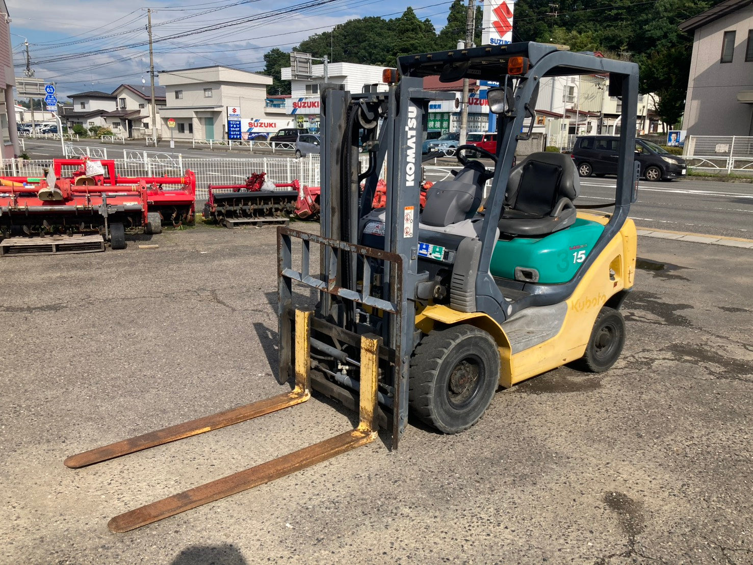 コマツ 中古 フォークリフト 1.4トン FG15T-18 – 農キング