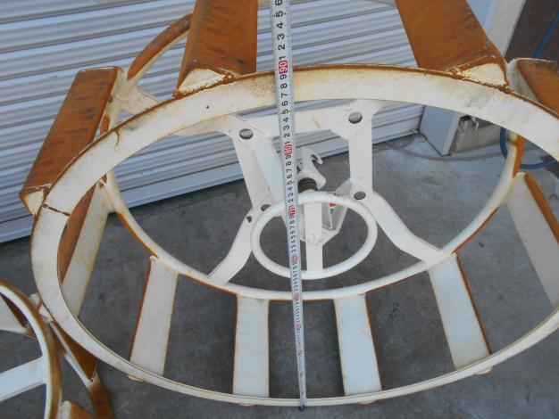 中古 カゴ車輪 フロートタイヤ KP車輪 補助車輪