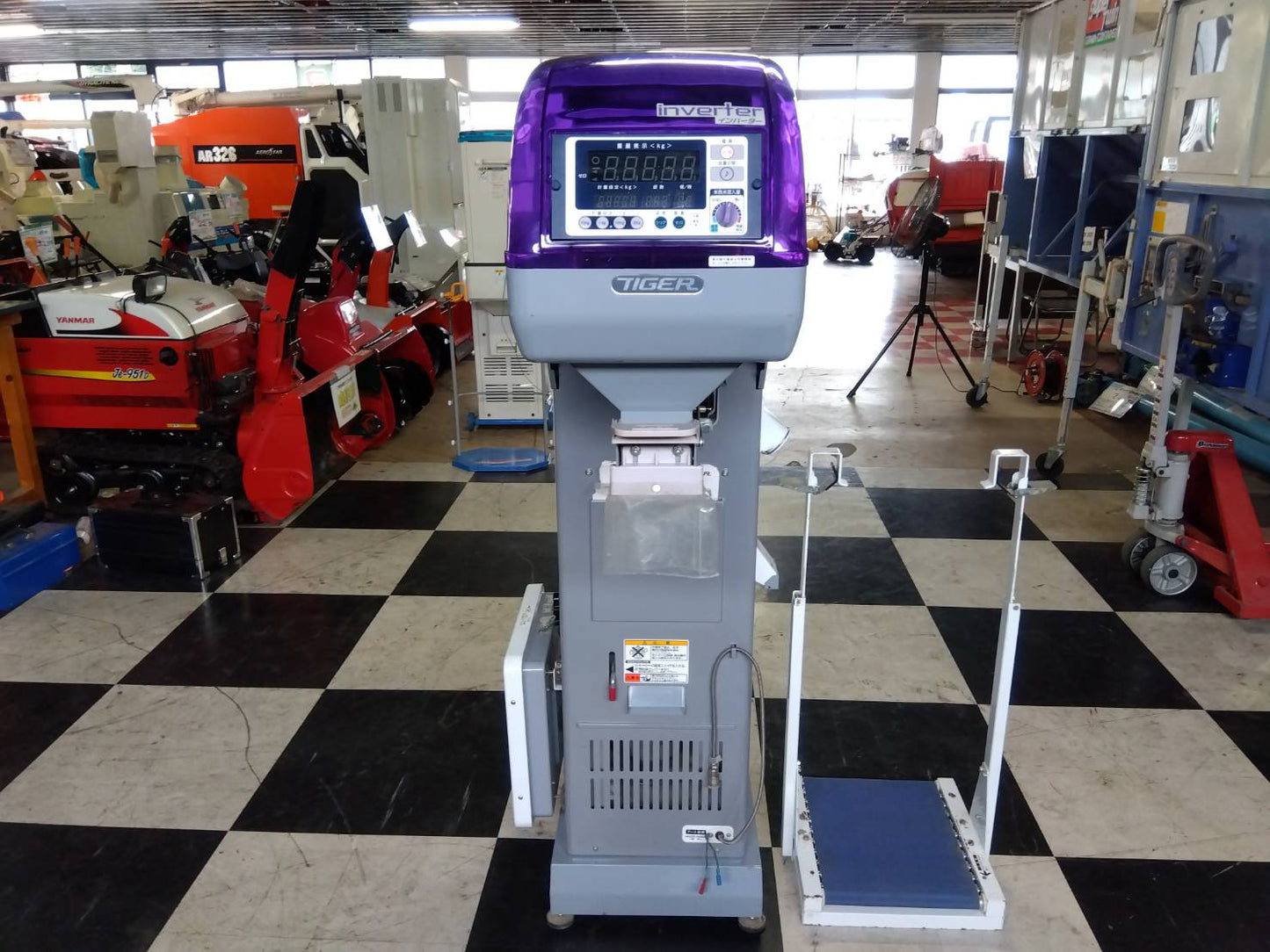 タイガーカワシマ　中古　選別計量機　20俵　170時間　CRV-20A