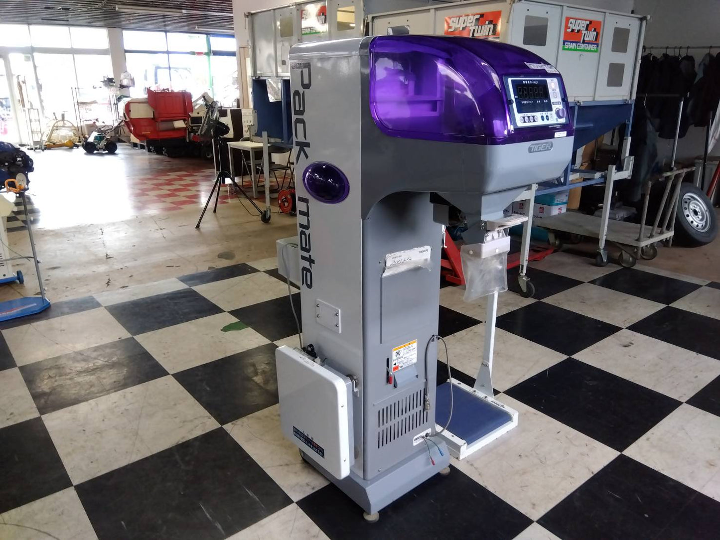 タイガーカワシマ　中古　選別計量機　20俵　170時間　CRV-20A