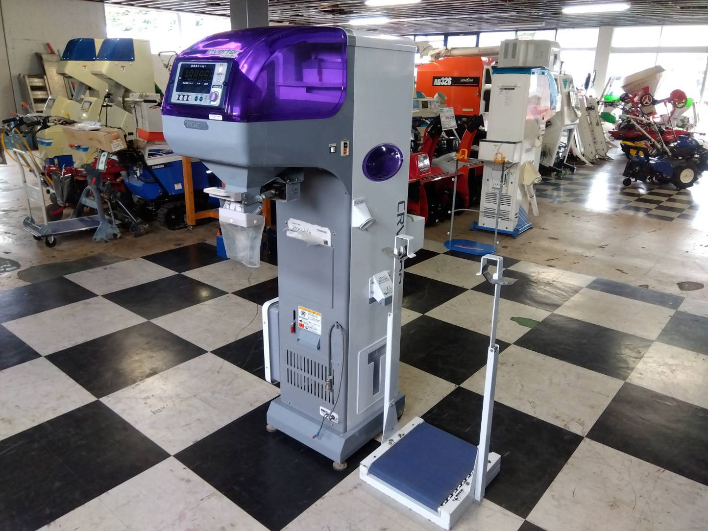 タイガーカワシマ　中古　選別計量機　20俵　170時間　CRV-20A