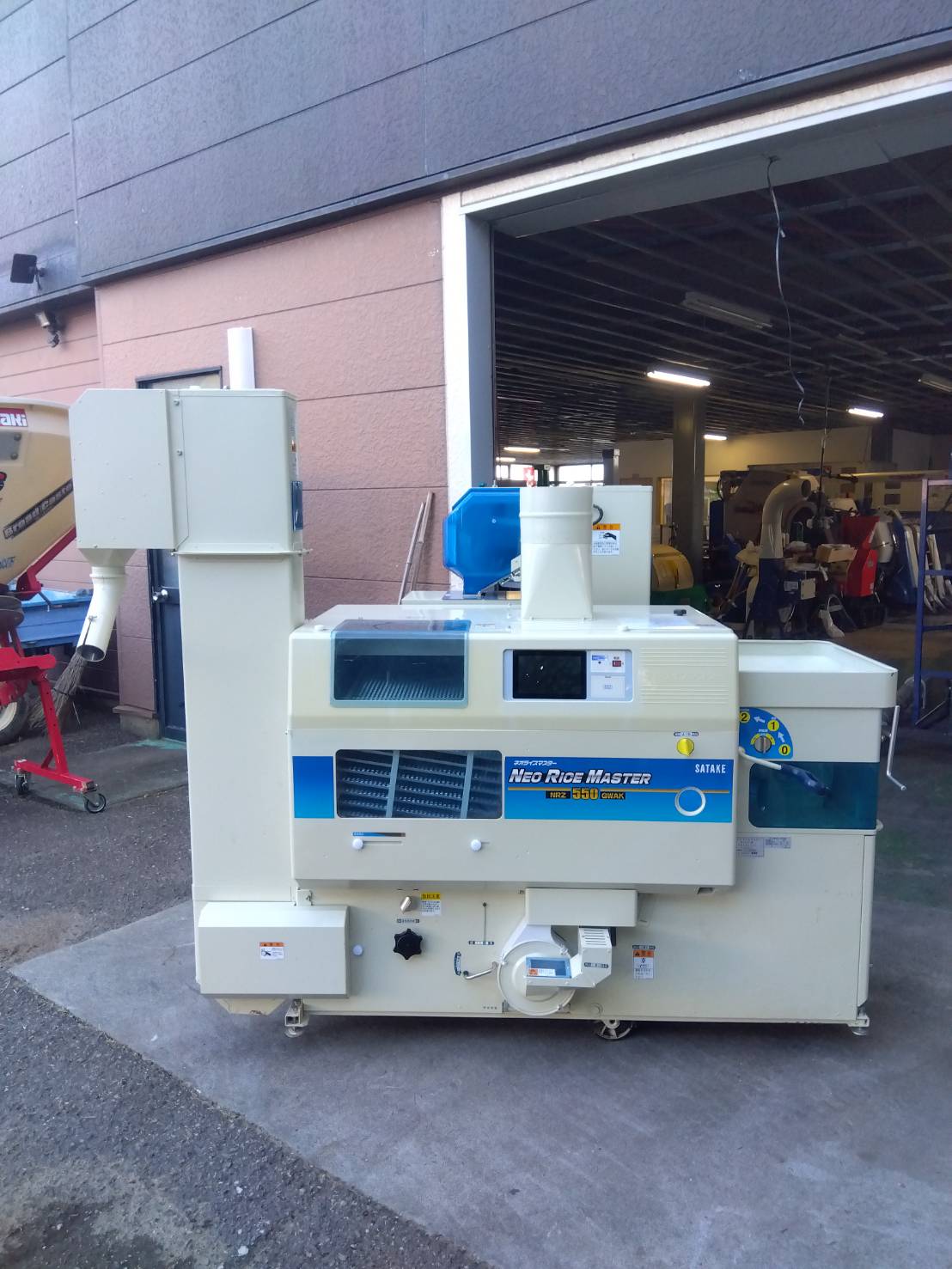 サタケ　中古　籾摺機　5インチ　NRZ550GWAK