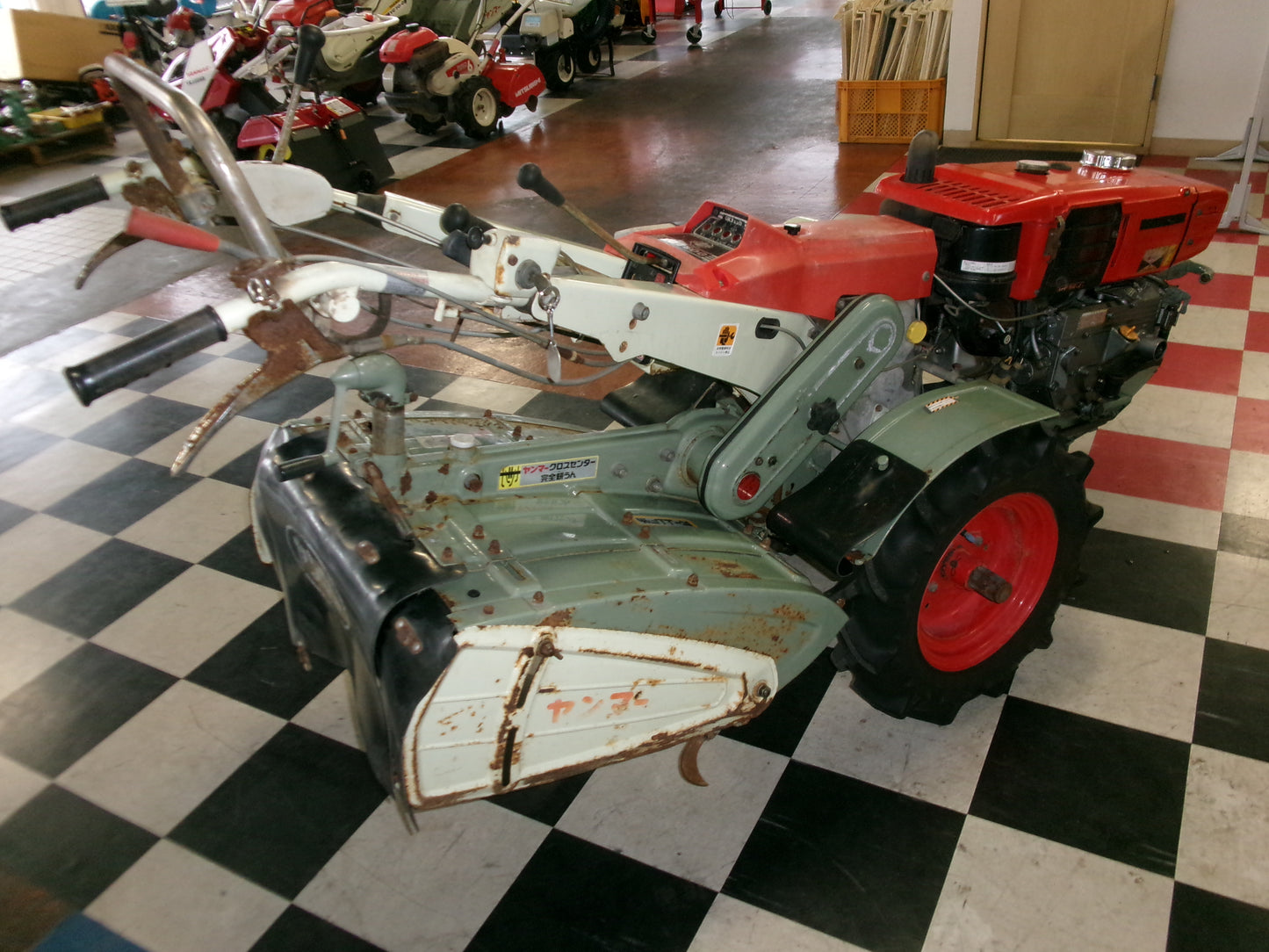 ヤンマー　中古　耕耘機　YC750　セル付