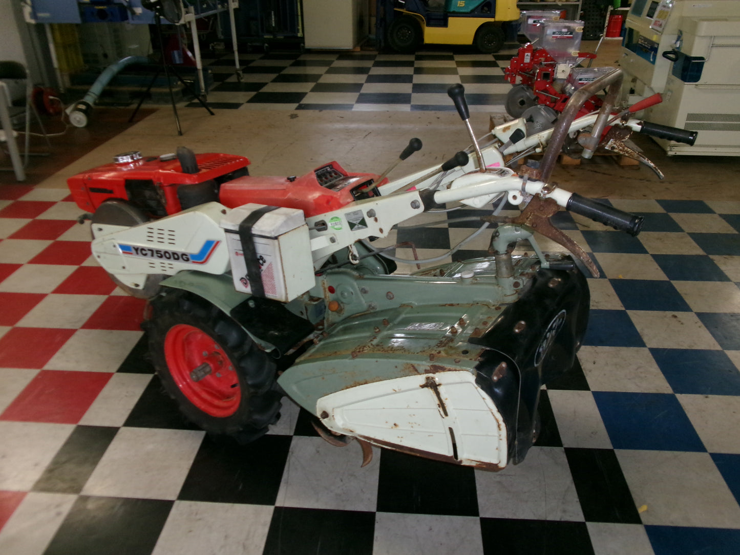 ヤンマー　中古　耕耘機　YC750　セル付