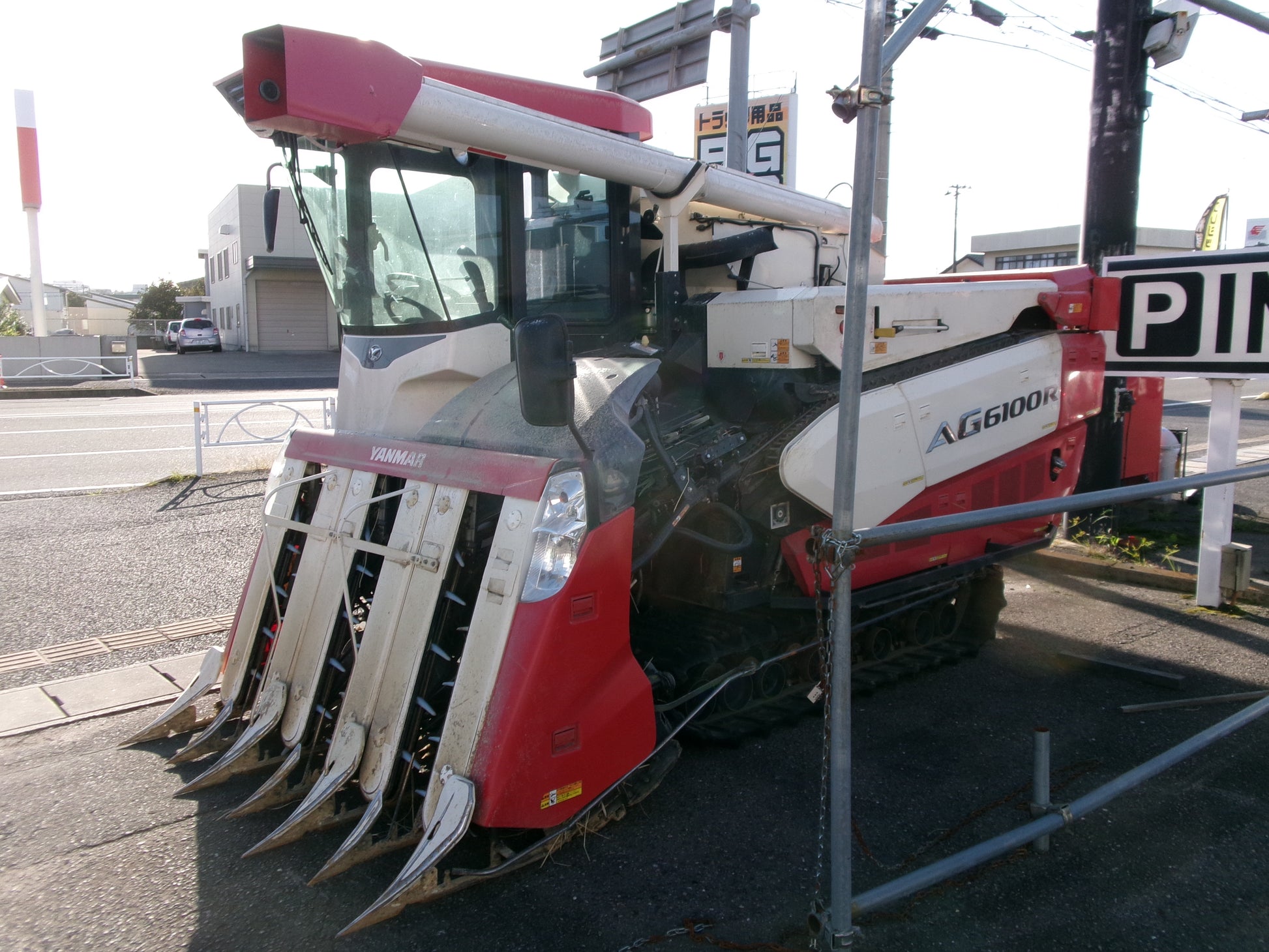 ヤンマー 中古 コンバイン AG6100R 6条刈 100馬力 4PC – 農キング