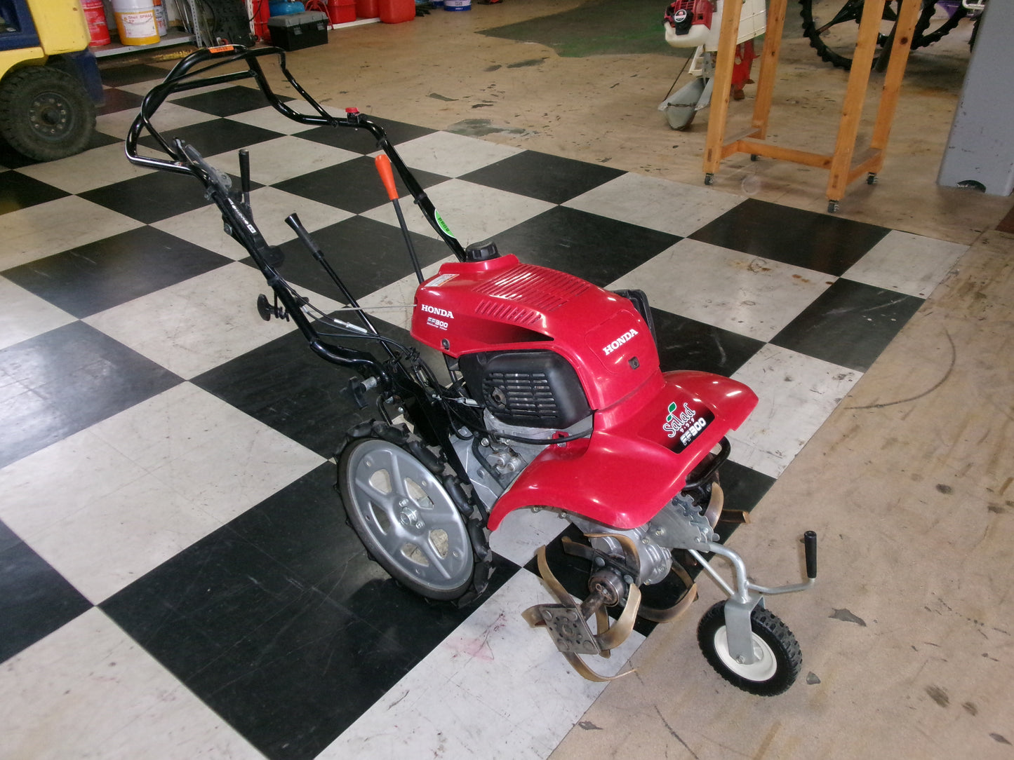 ホンダ　中古　管理機　FF300　サラダ　培土器付き