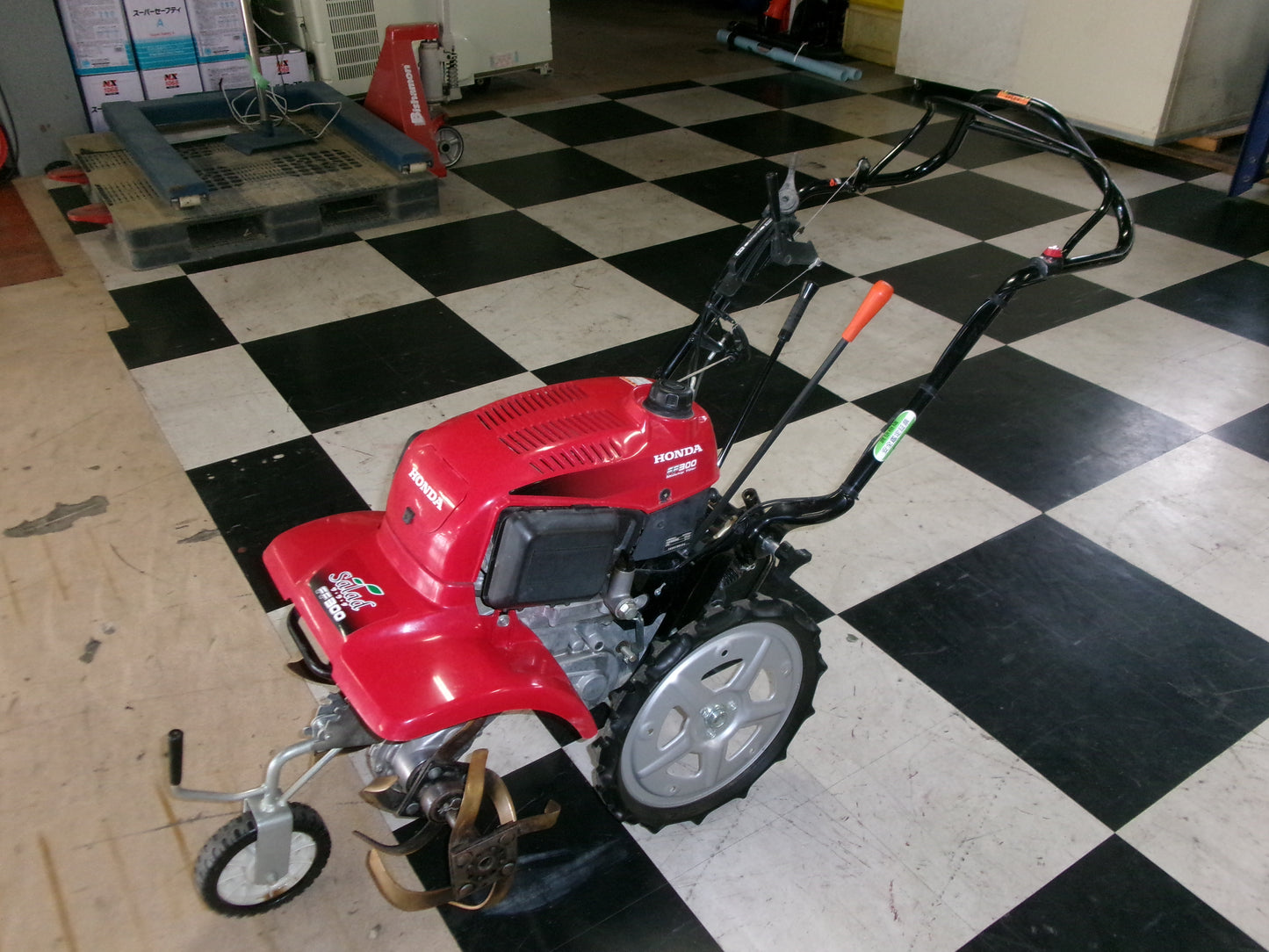 ホンダ　中古　管理機　FF300　サラダ　培土器付き