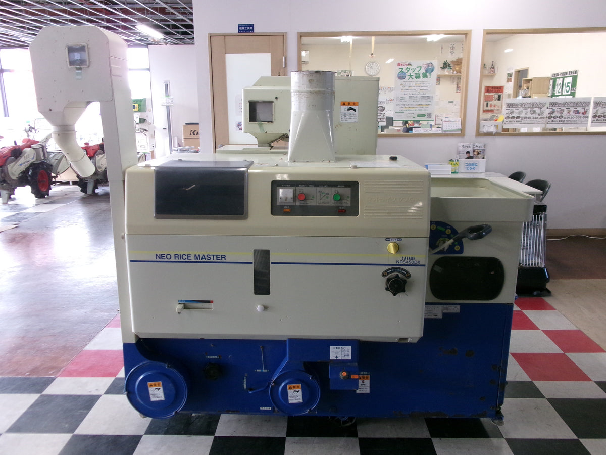 サタケ　中古　籾摺機　4インチ　手動ロール　NPS450DXM（2）