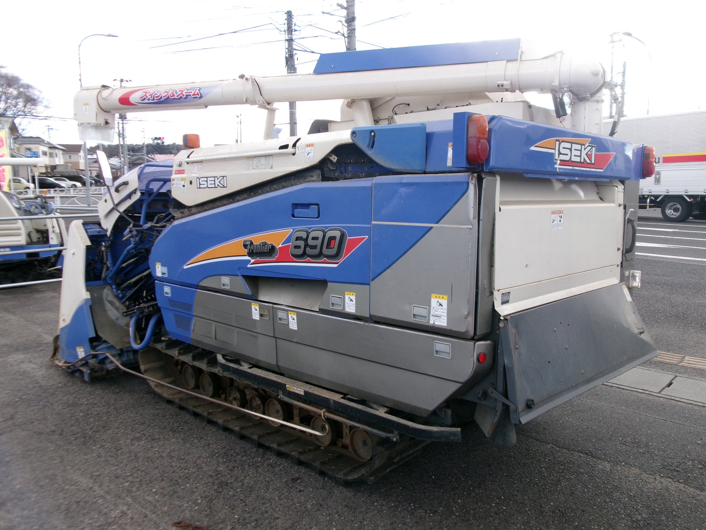 イセキ　中古　コンバイン　HFZ690G　ZAPLW　90馬力