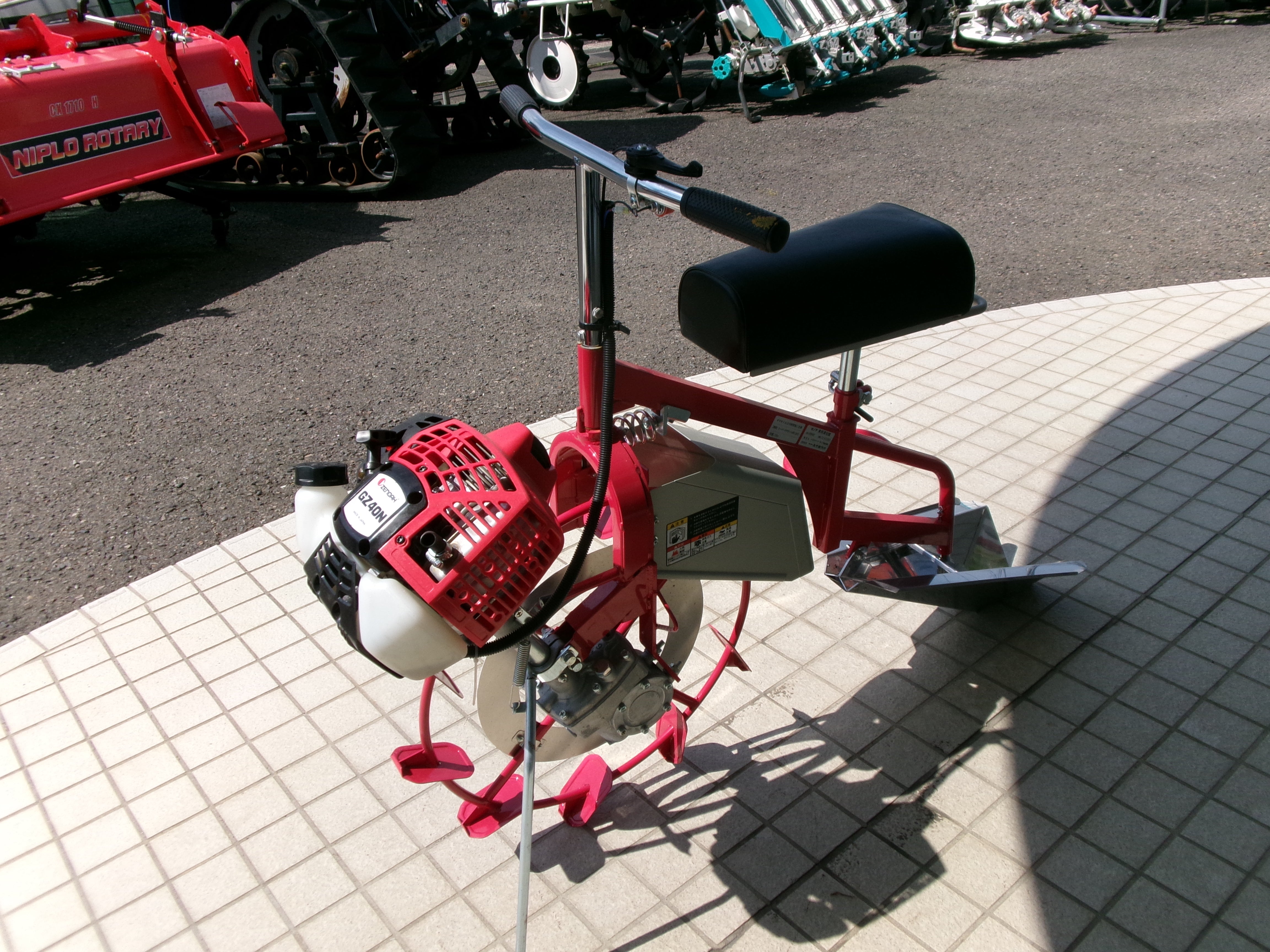 ★　ゼノア乗用溝切り機　ＧＺ40Ｎ ゼノア 中古 乗用溝切機 操舵式 NTH4000 – 農キング
