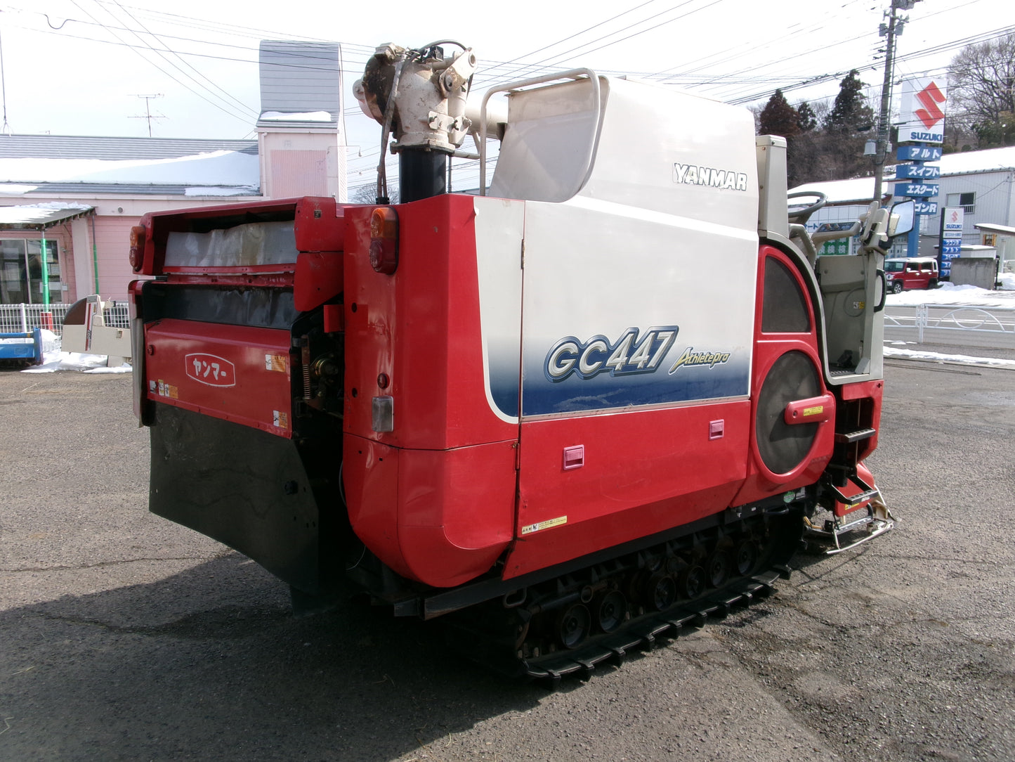 ヤンマー　中古　コンバイン　GC447　4条刈　47馬力