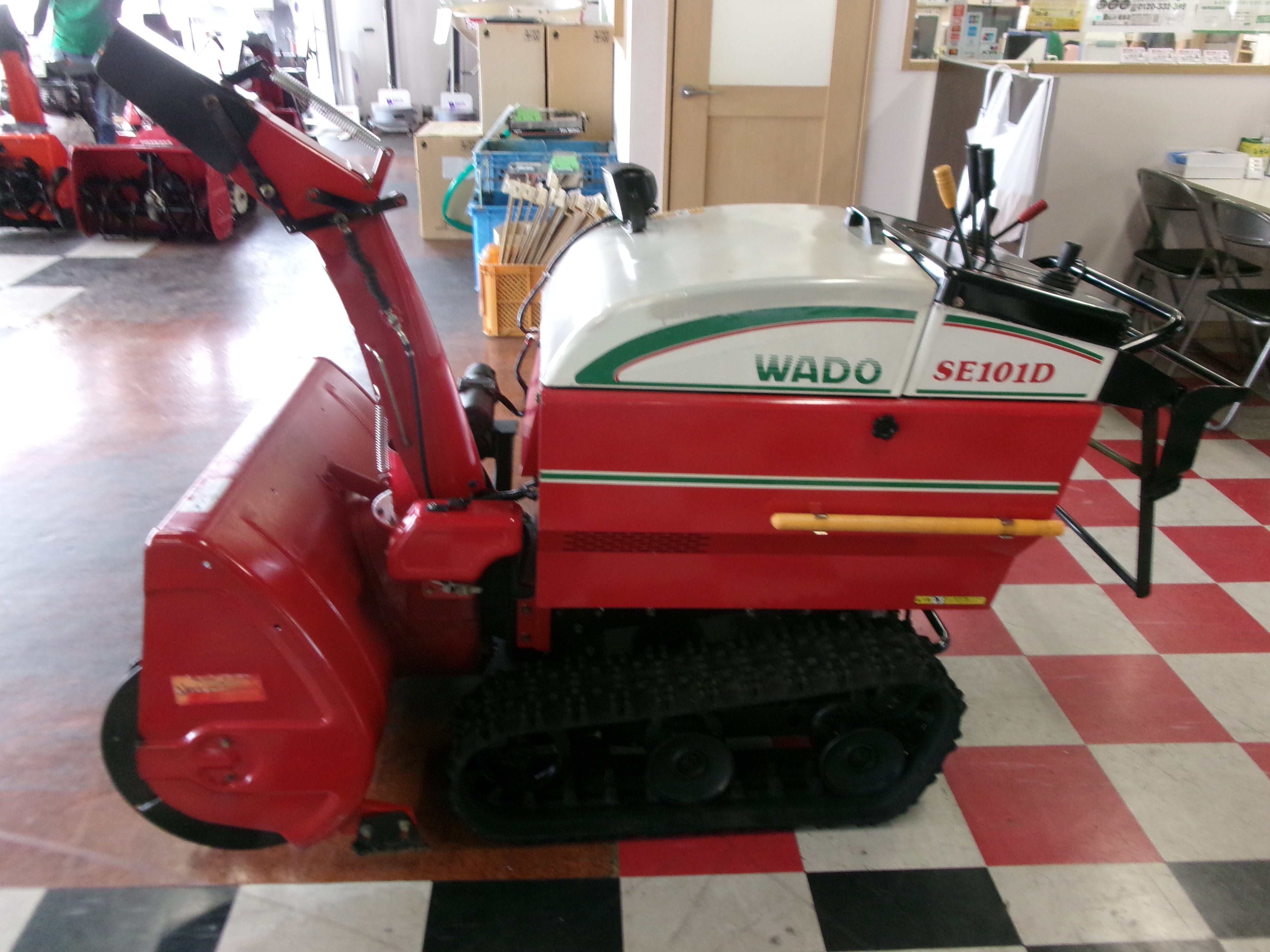 中古】【動作OK】【店頭引取限定】WADO 和同産業 除雪機 11.8馬力 SXC1280 473000円（税込） - その他