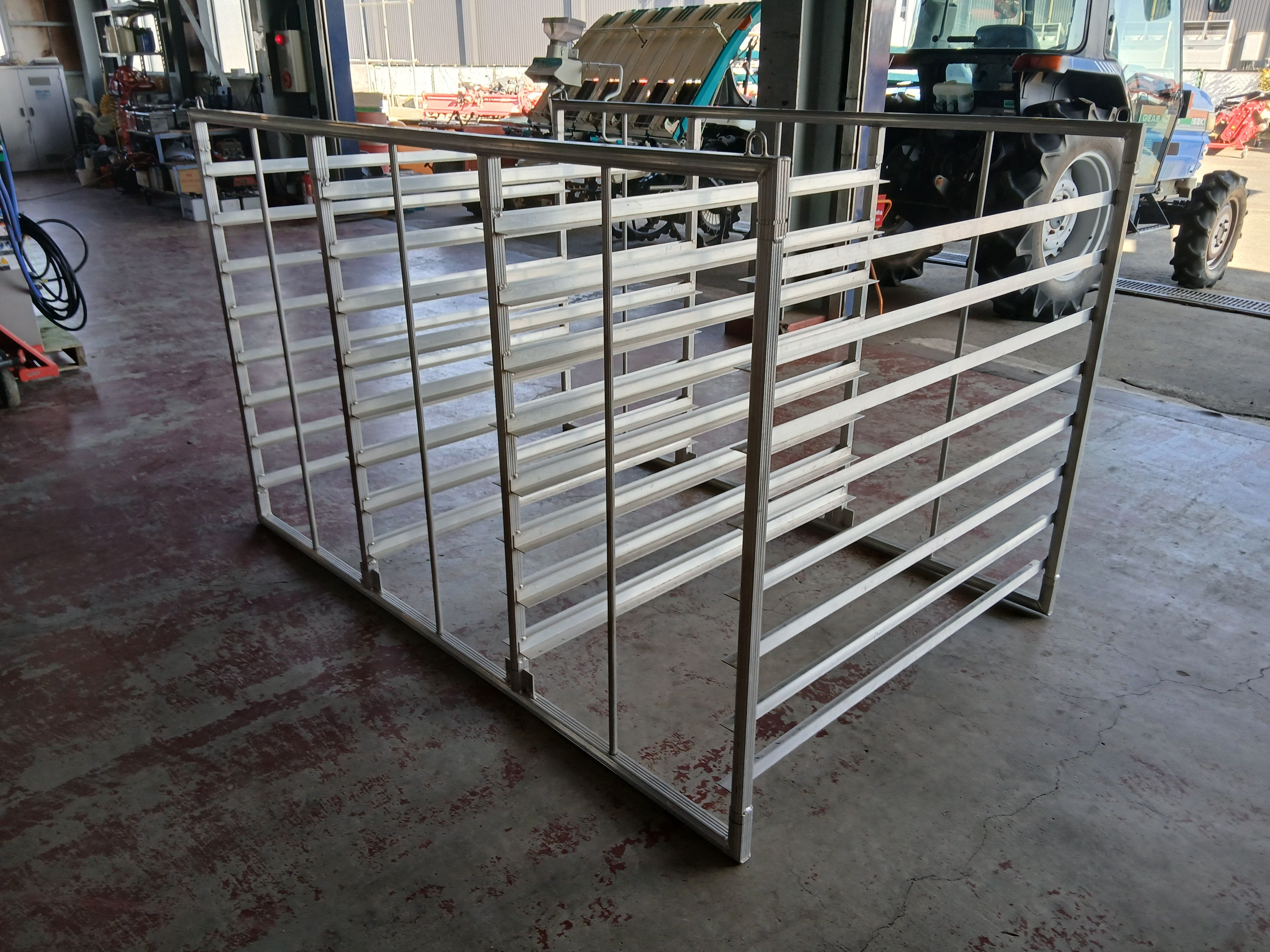 日軽 中古 苗ラック アルミ製 NNR-96 【宮城2416P】 – 農キング