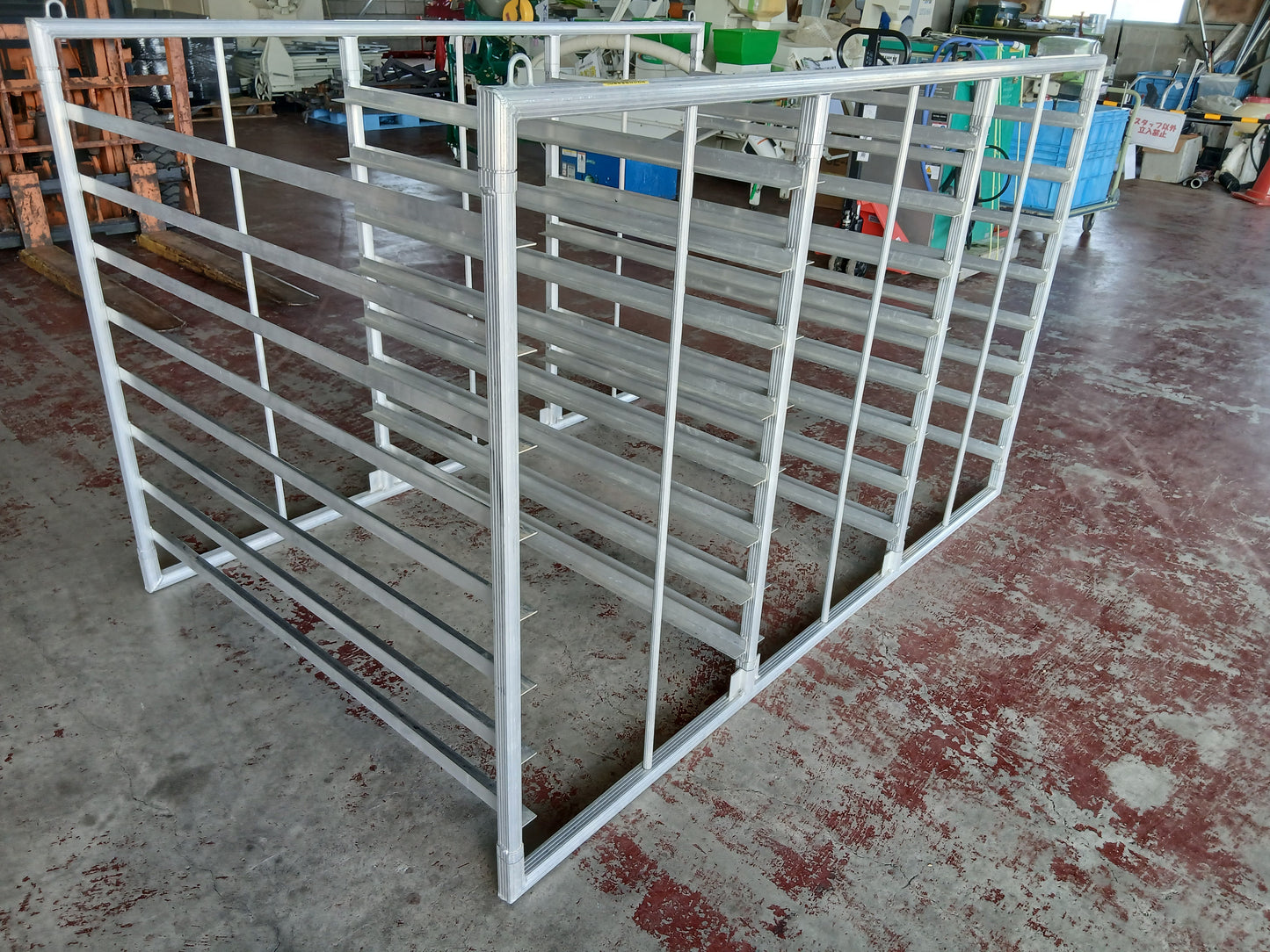 日軽 中古 苗ラック アルミ製 NNR-96 【宮城2416P】