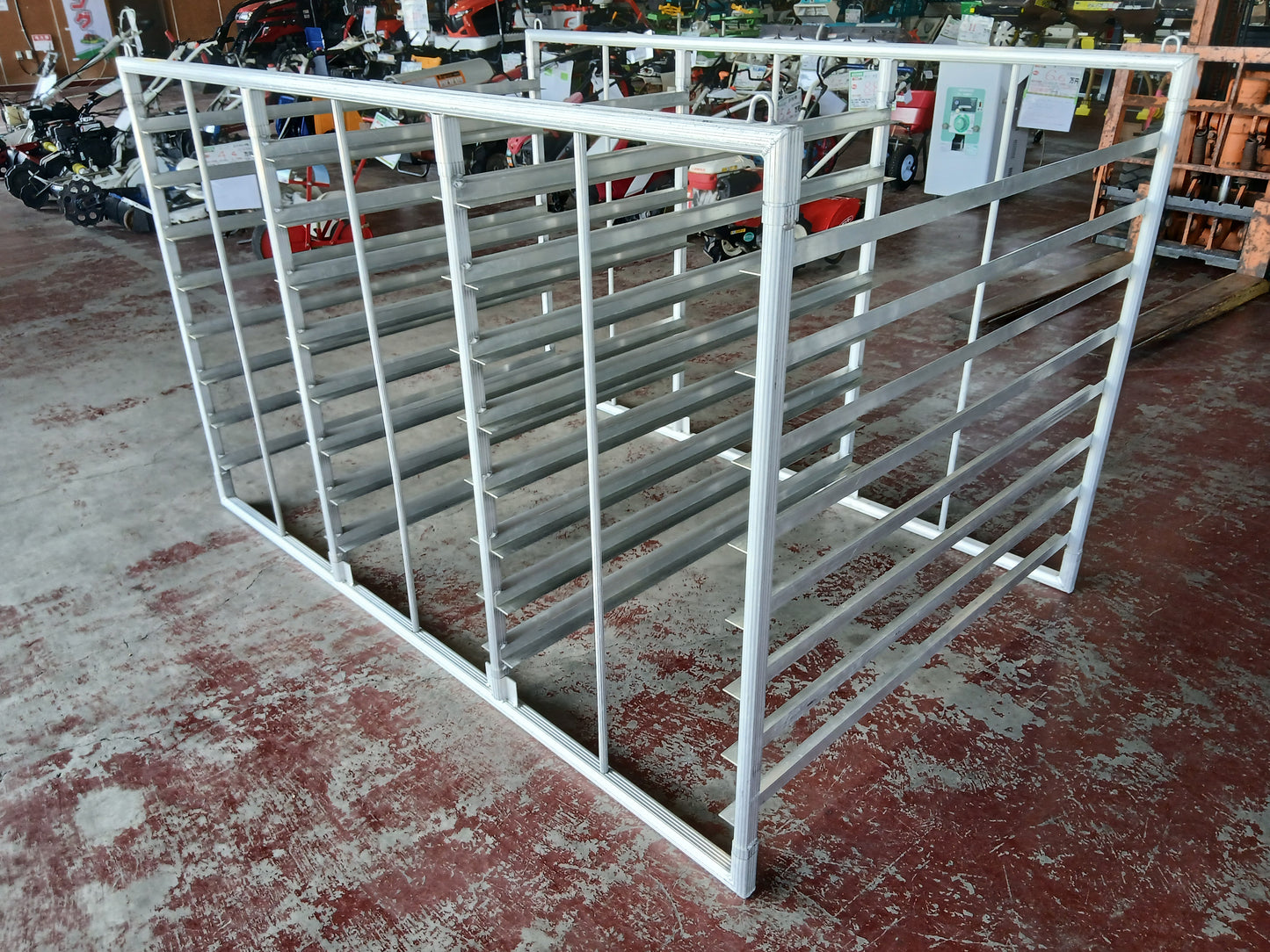 日軽 中古 苗ラック アルミ製 NNR-96 【宮城2416P】