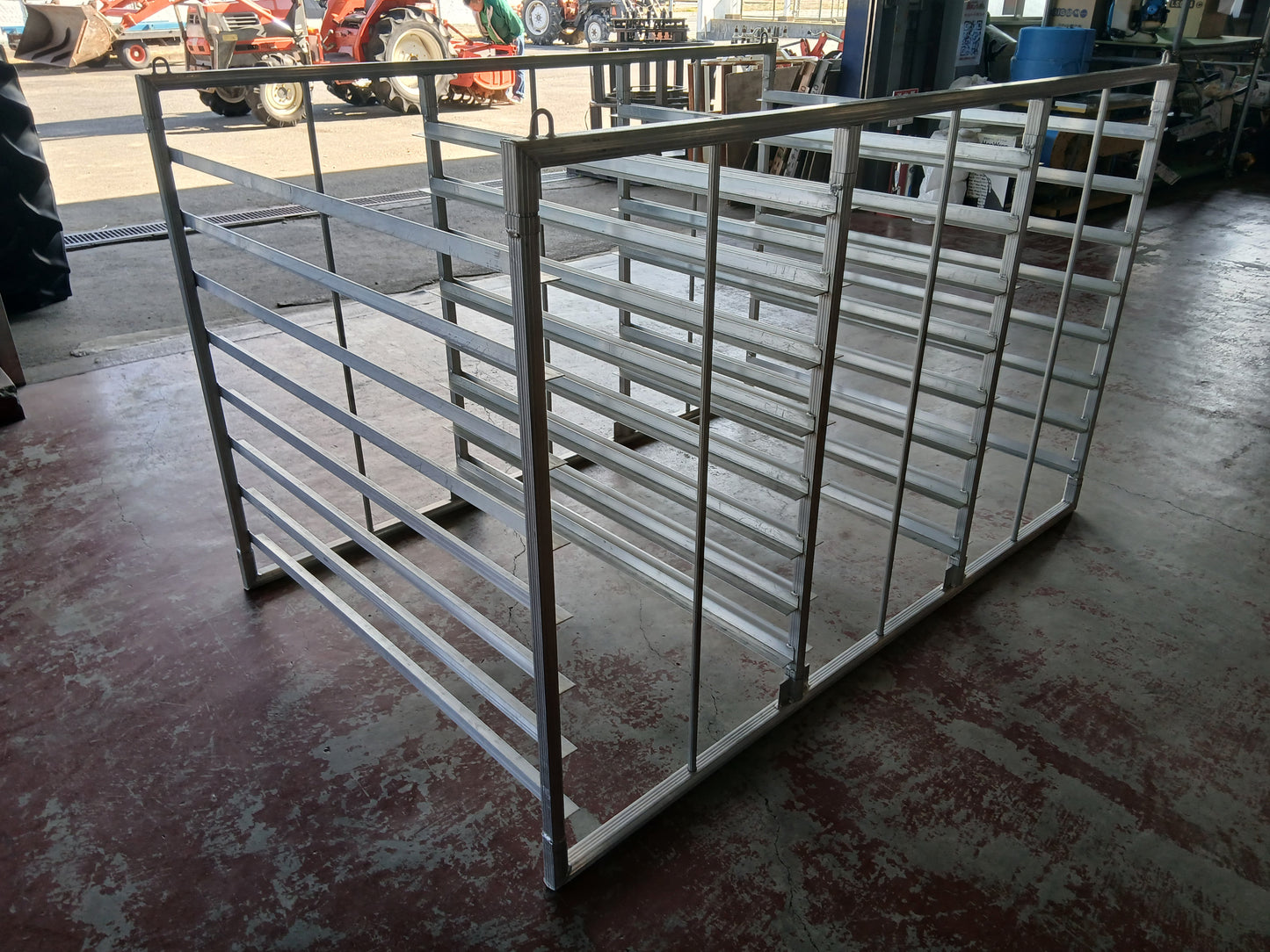 日軽 中古 苗ラック アルミ製 NNR-96 【宮城2416P】