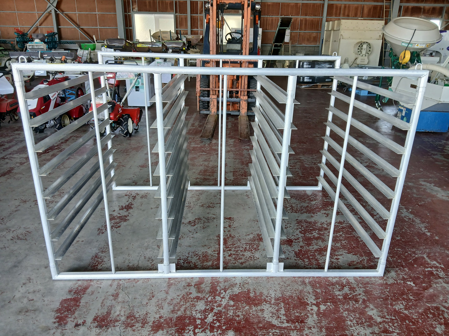 日軽 中古 苗ラック アルミ製 NNR-96 【宮城2416P】