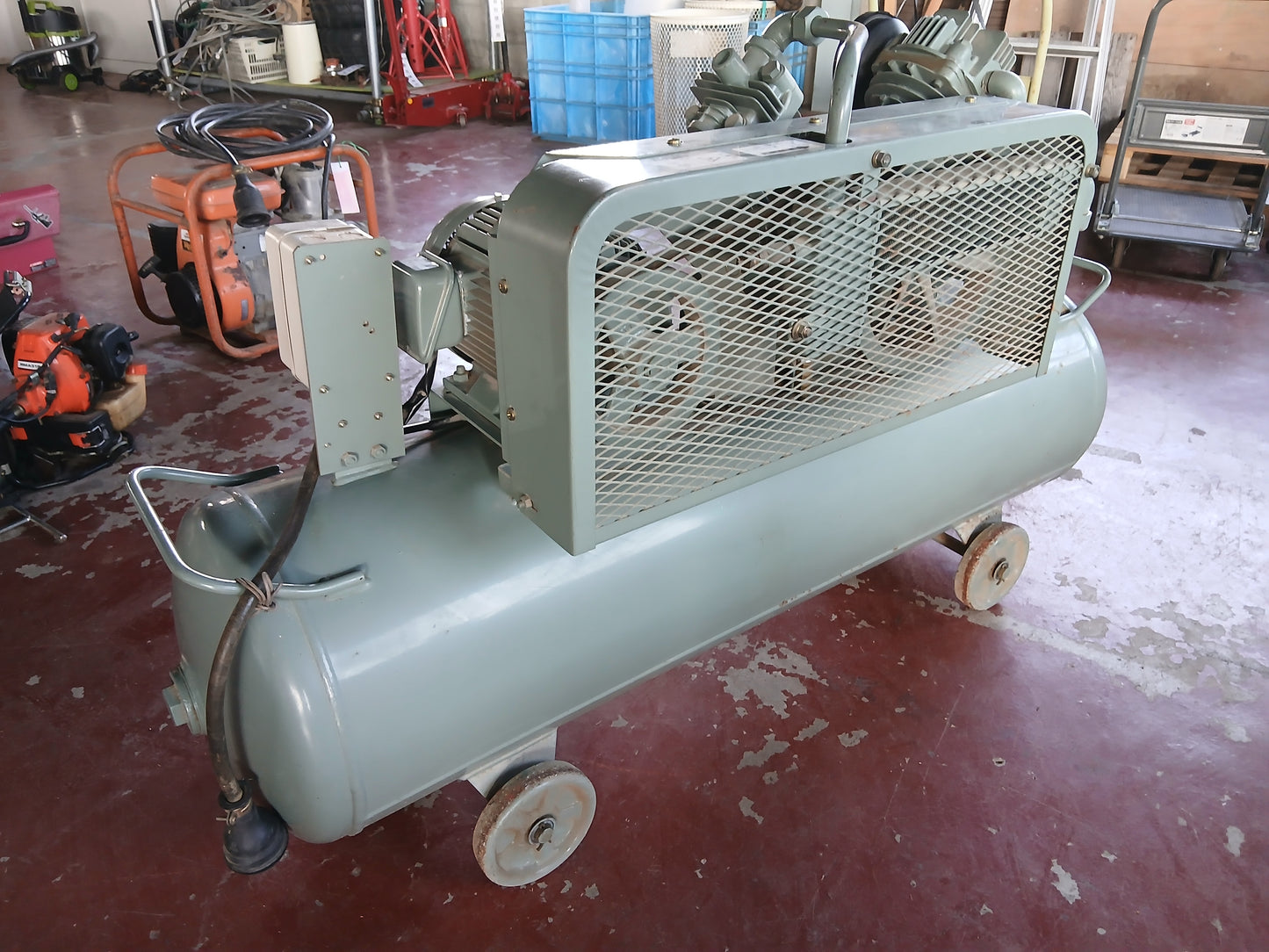 日立　中古　エアコンプレッサー　2.2P－14VA5 50Hz　「宮城店　2491」