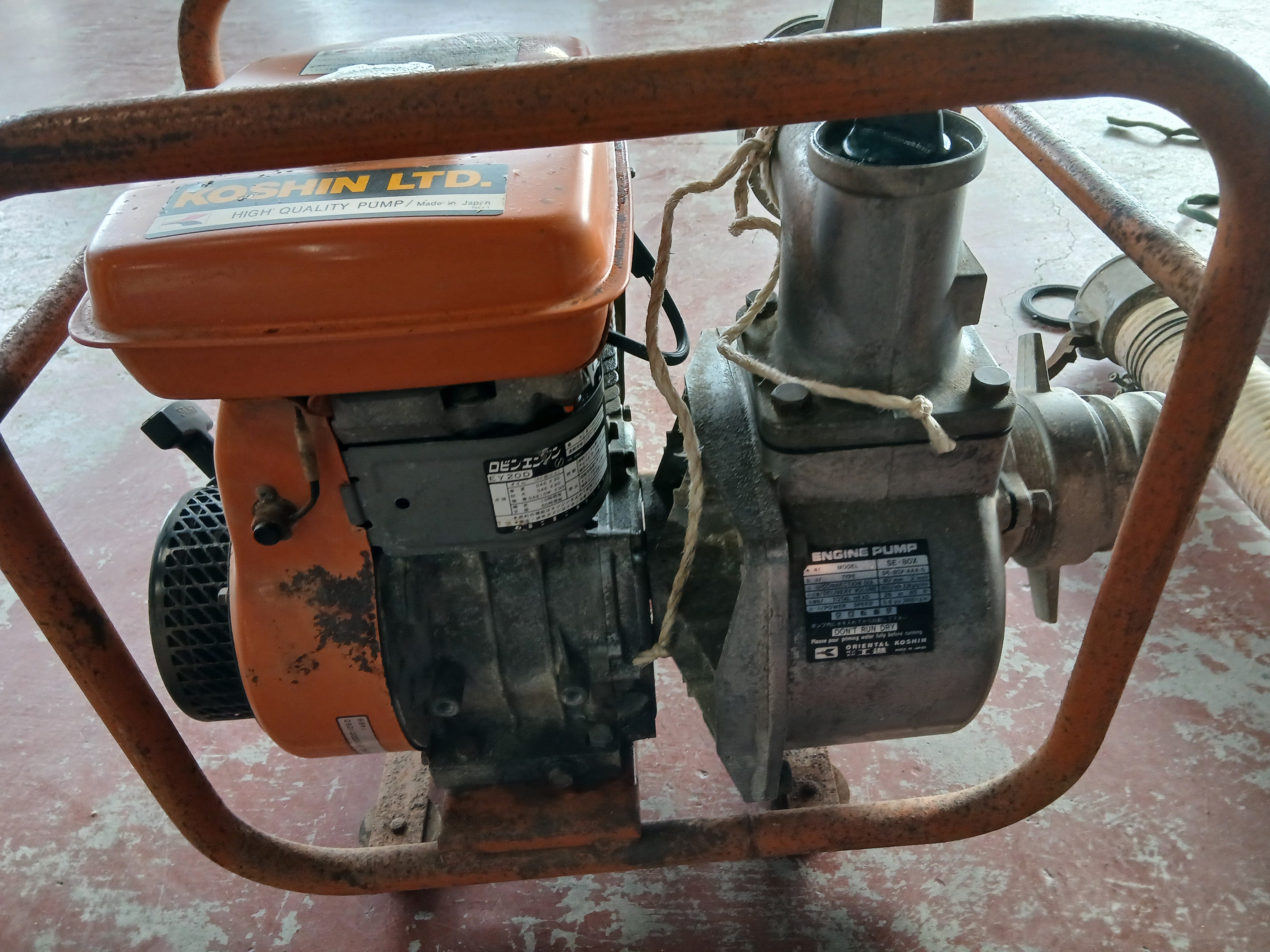工進 中古 エンジンポンプ SE-80X 【宮城2490】 – 農キング