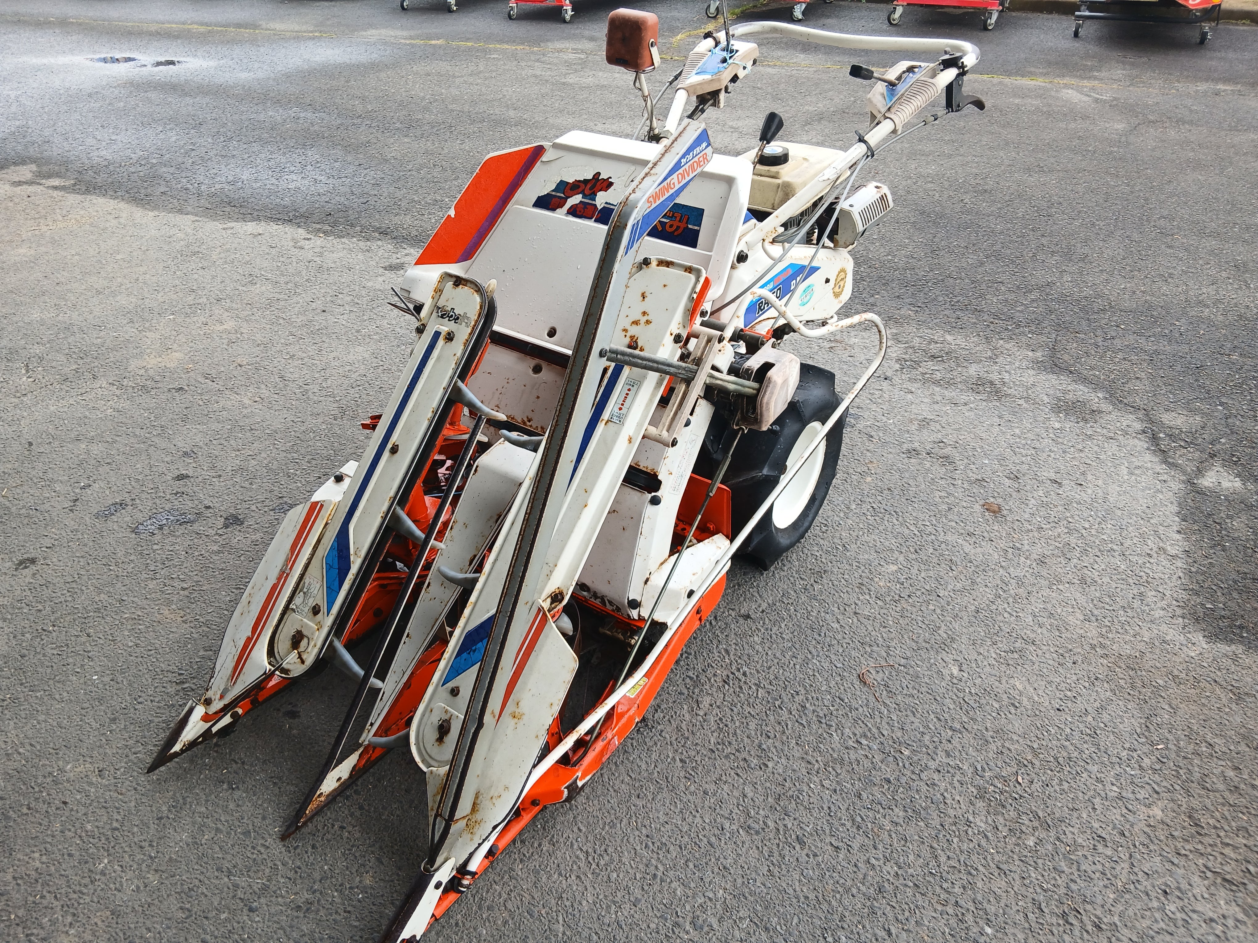 ヤンマー バインダー中古歩行型YB35動力刈取機（結束型）ワンタッチスルー1条二輪タイヤ 　埼玉県 ヤンマー 中古バインダー Be35の詳細｜農機具通販ノウキナビ