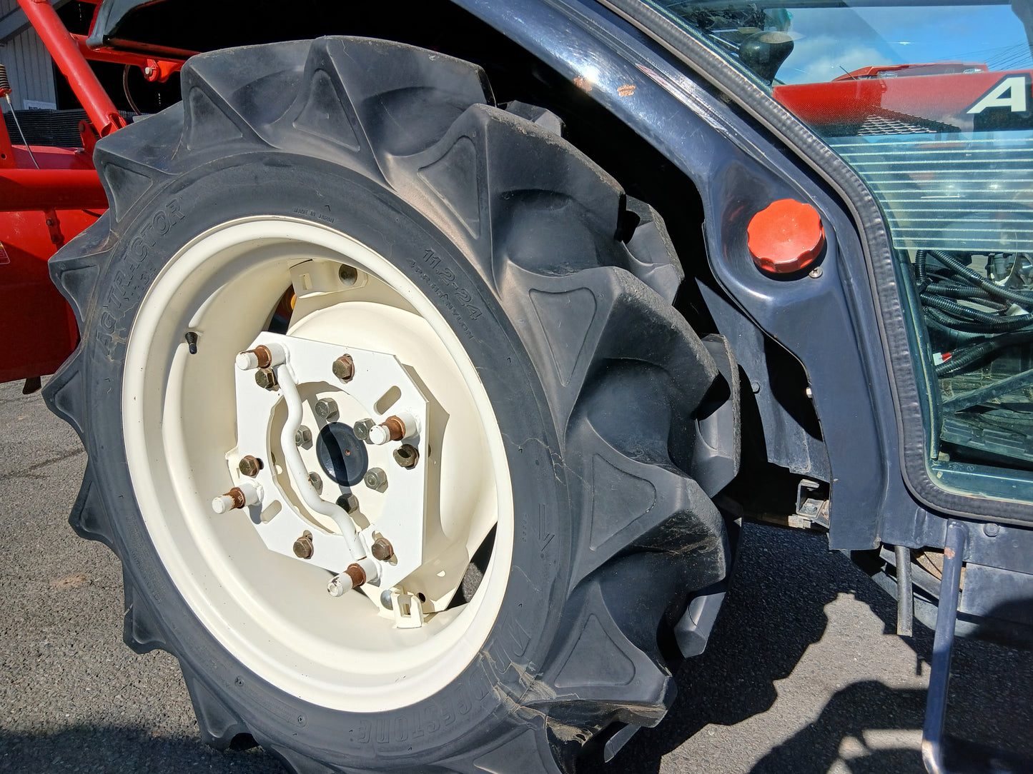 ヤンマー　中古　トラクター+ロータリー　EF326+ER315M　【宮城店2591P】