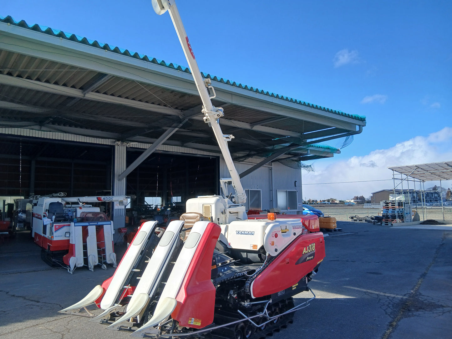 ヤンマー　中古　コンバイン　AJ318　【宮城店2592P】