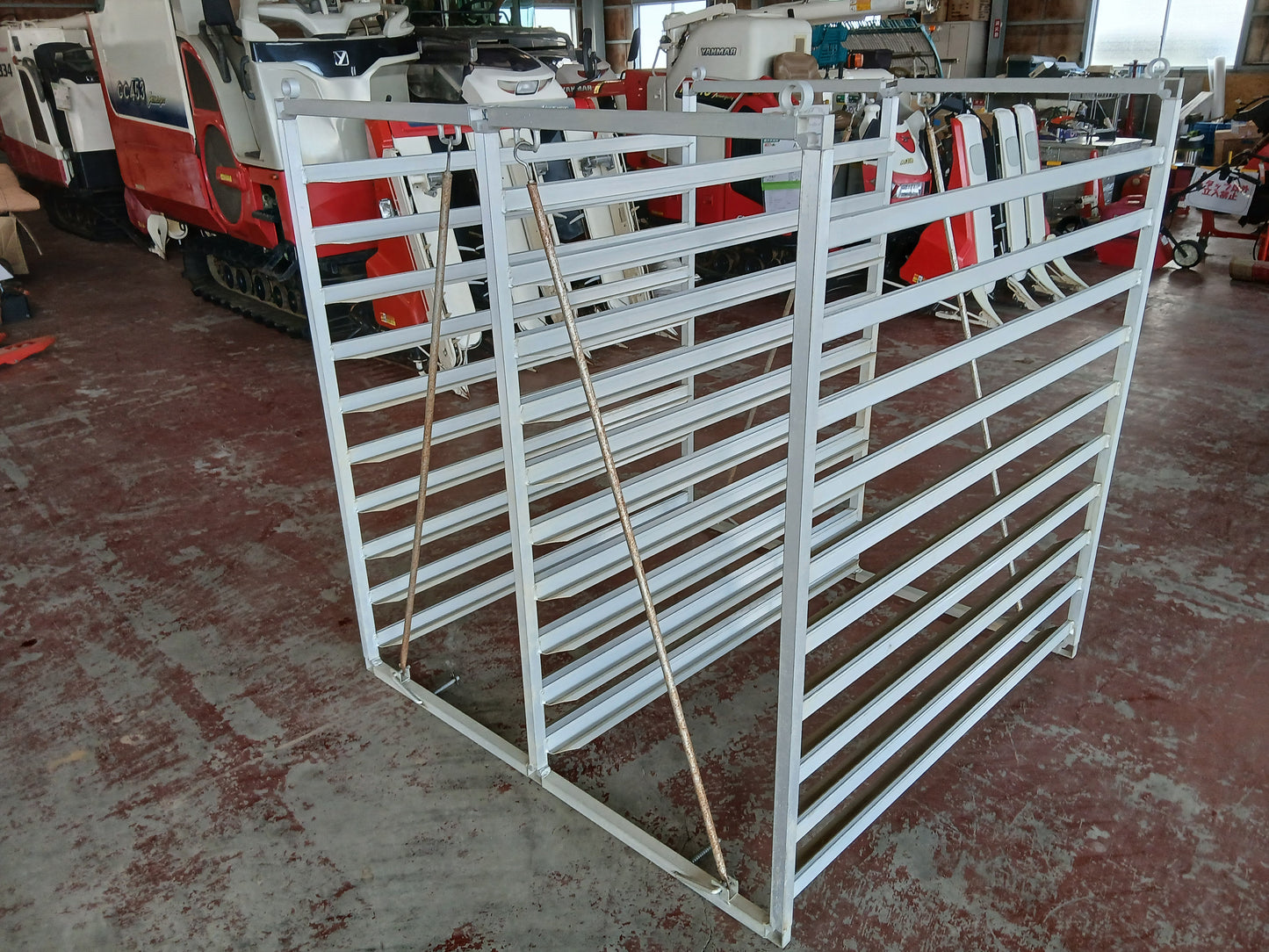 メーカー不明　中古　アルミ苗コンテナ 80枚 【宮城2665】