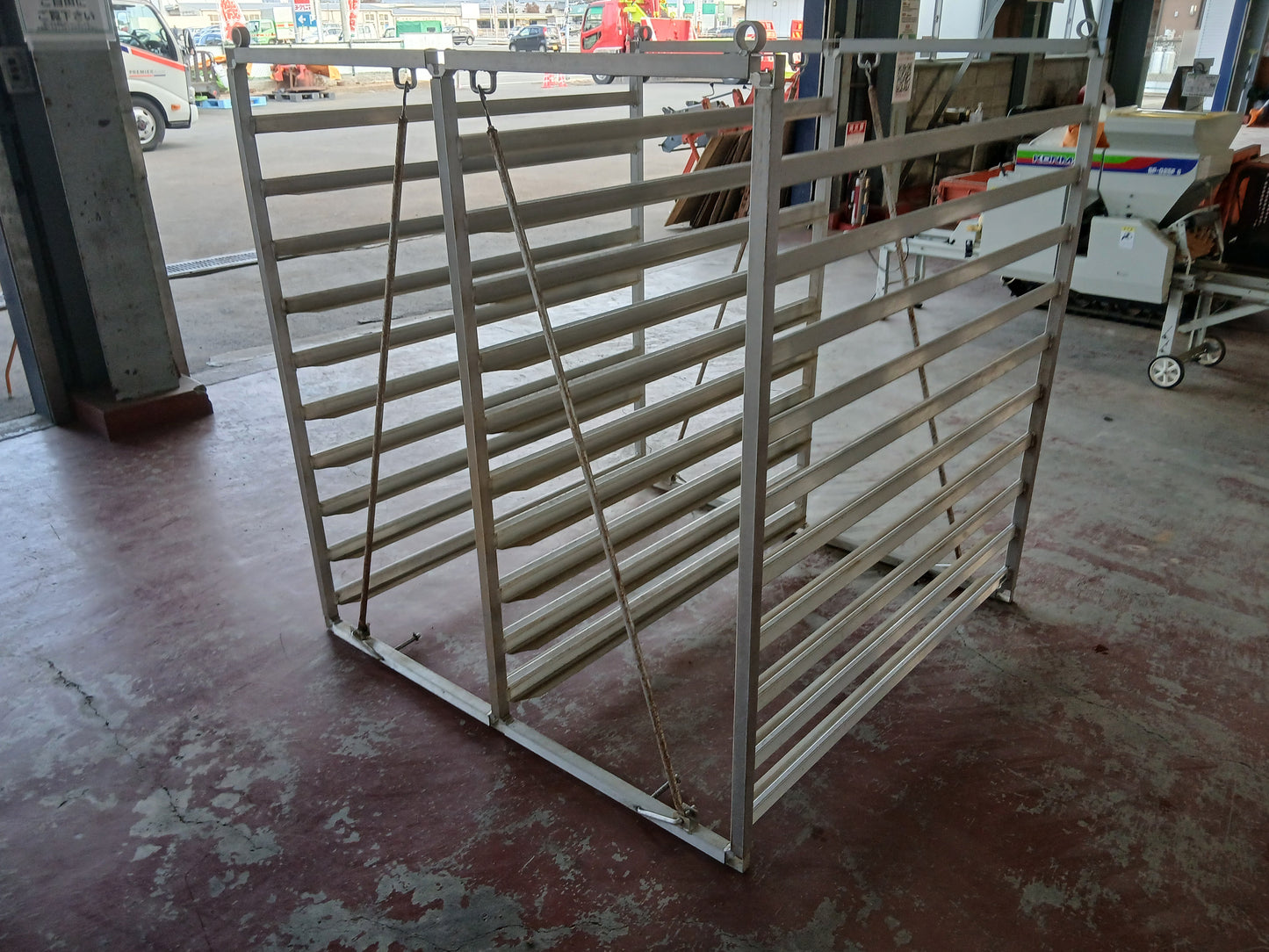 メーカー不明　中古　アルミ苗コンテナ 80枚 【宮城2665】