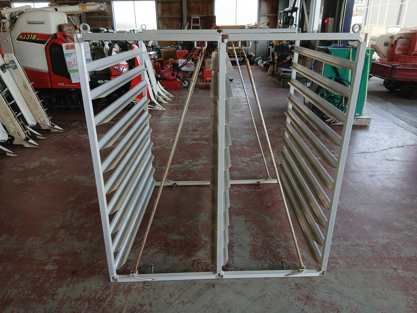 メーカー不明　中古　アルミ苗コンテナ 80枚 【宮城2665】