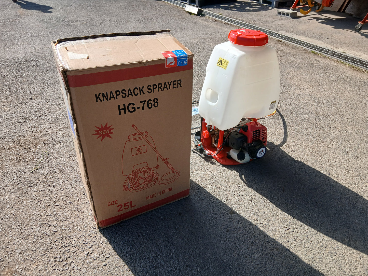 ハイガー 中古 動力噴霧器 HG-768 25L 【宮城2675】