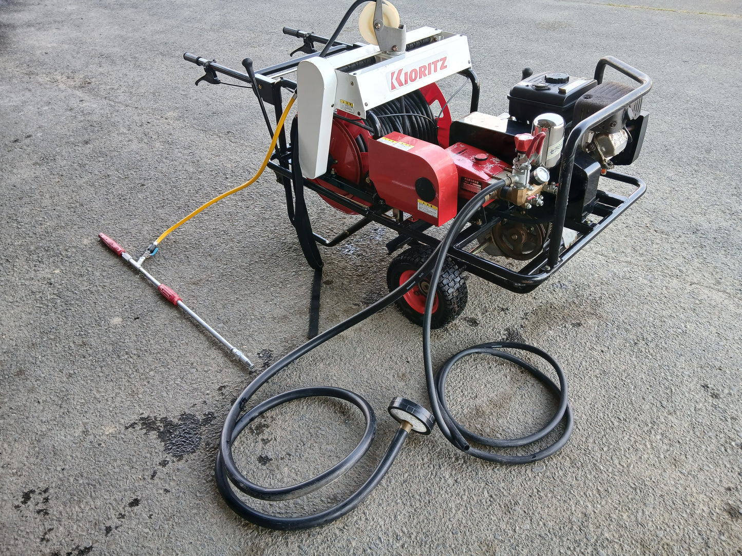 共立　中古　ドライブキャリー動噴　VSC351 【宮城2736】