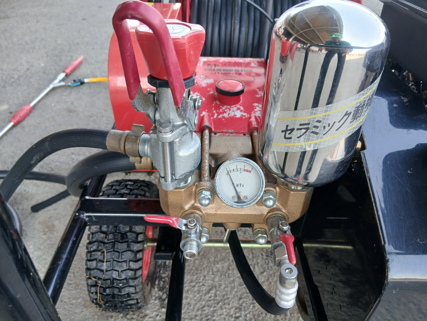 共立　中古　ドライブキャリー動噴　VSC351 【宮城2736】