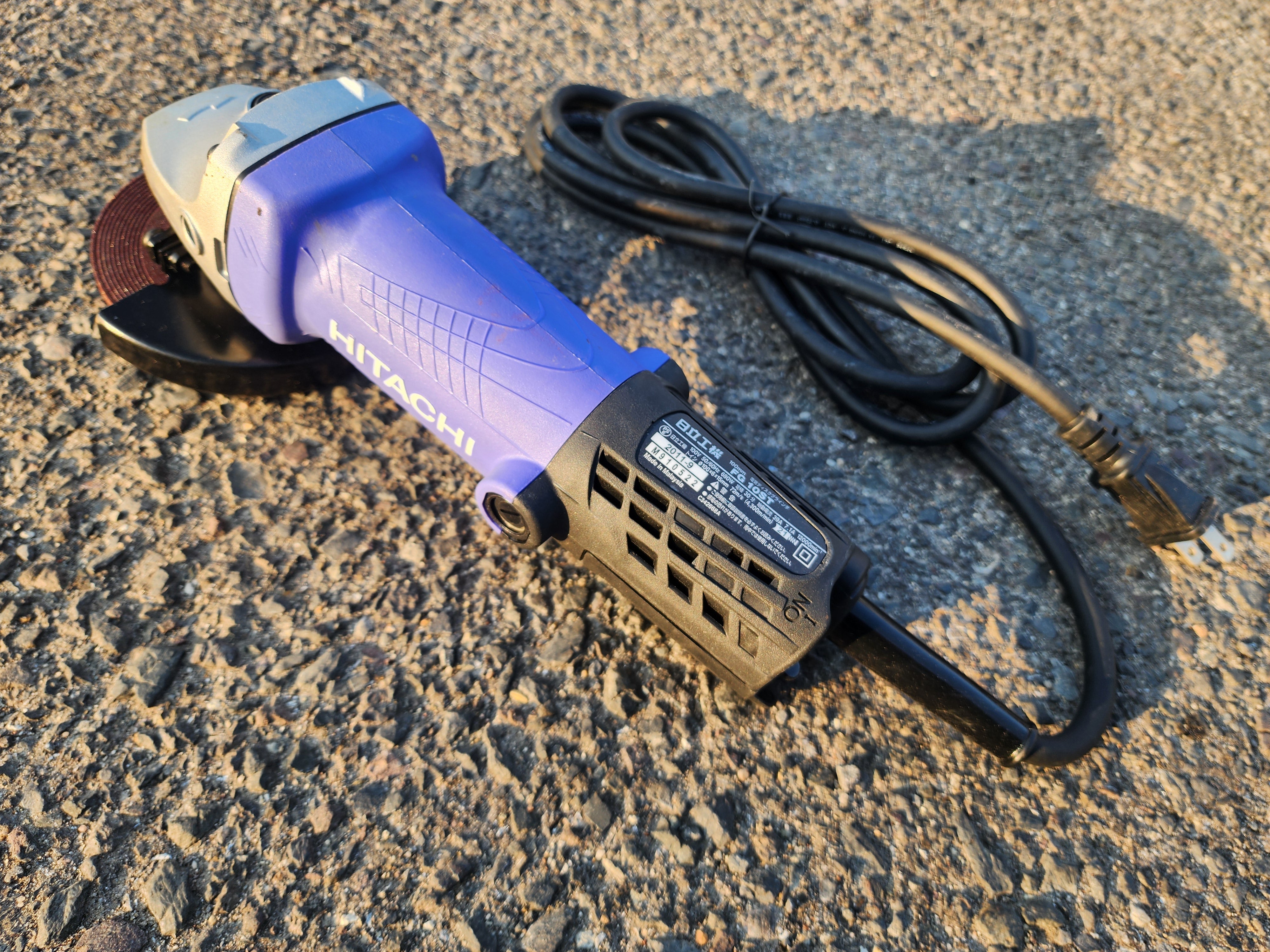 日立電気ディスククラインダ ハイコーキ(日立工機) 電気ディスクグラインダ 100mm G10B3 - 工具通販