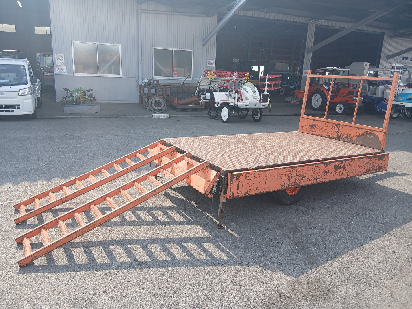 サンワ　中古　コンバイントレーラー　型式不明　【宮城店2759】