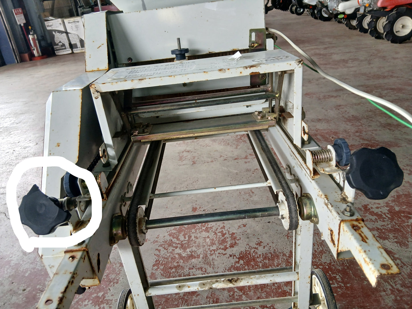 コンマ　中古　床土入れ機　SF-T32　【宮城2811】