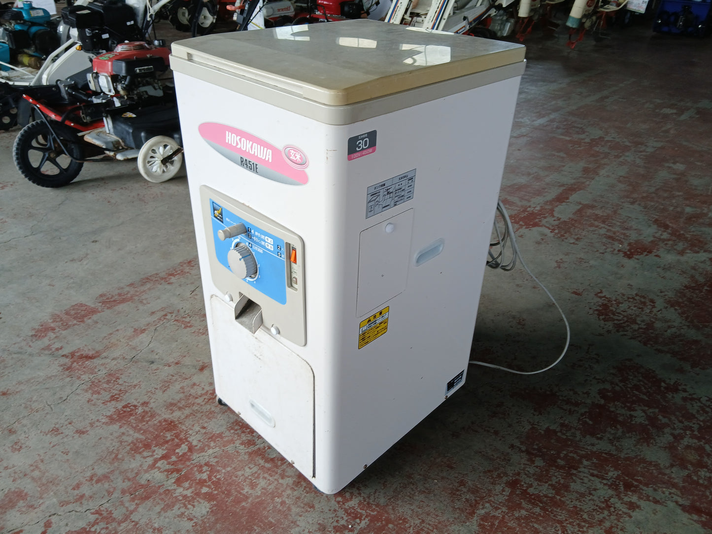 ホソカワ　中古　精米機　R451E　【宮城2843】