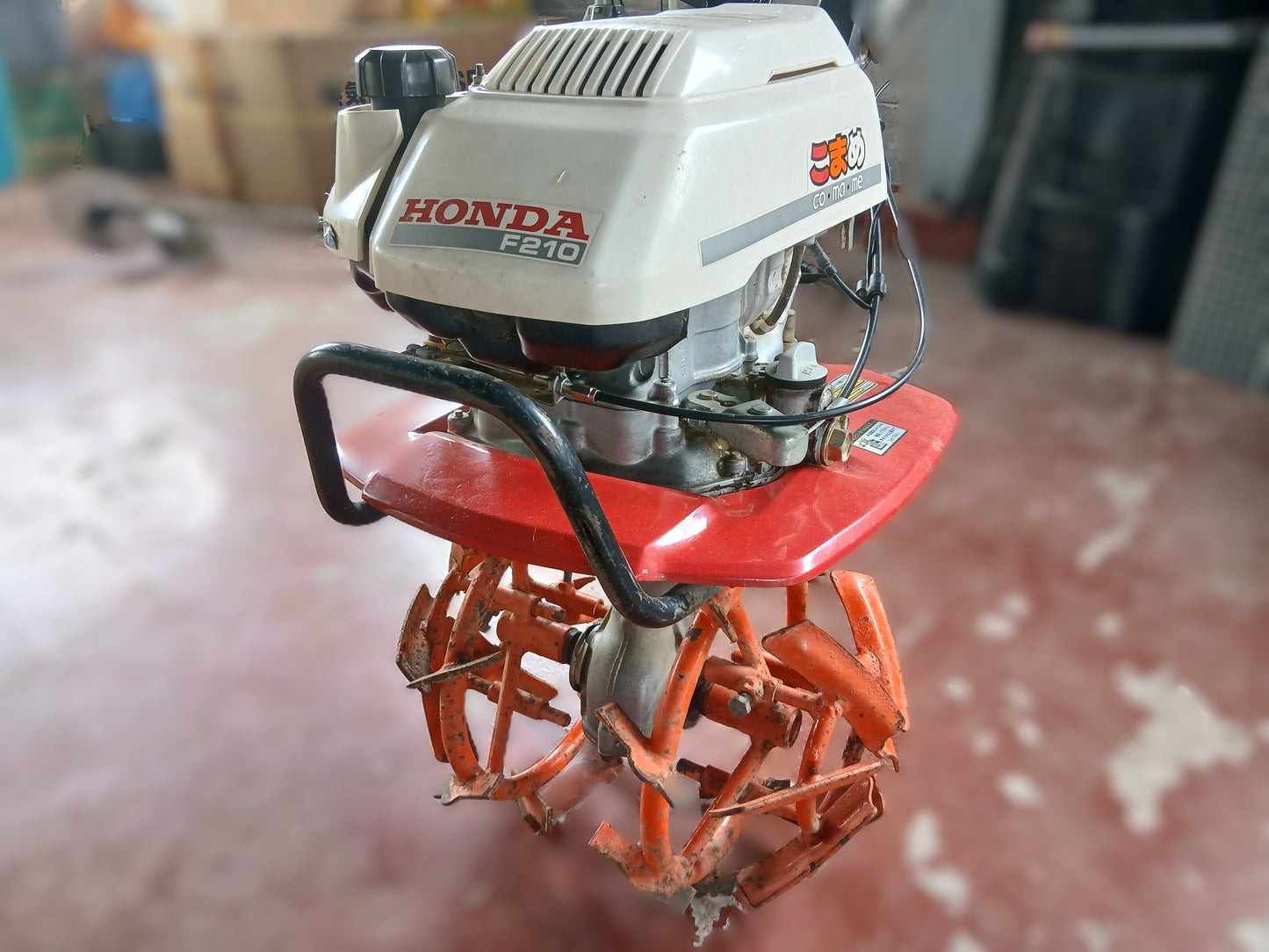 メーカー型式不明　小型管理機用鉄車輪②　【宮城店2894】