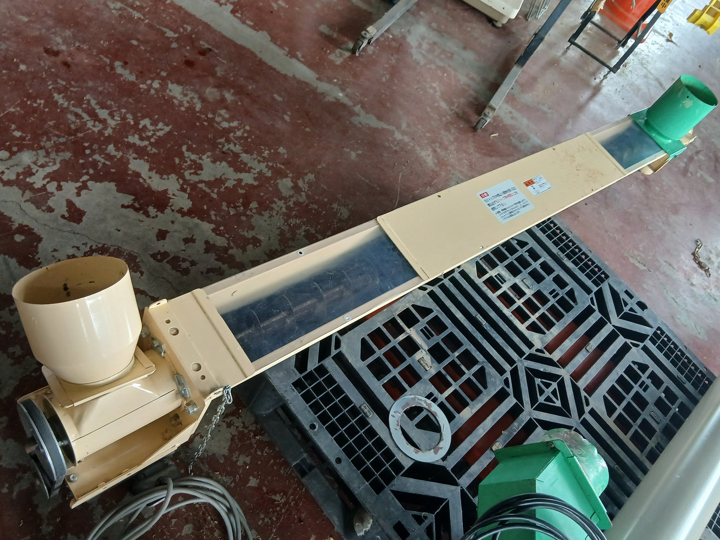ホクエツ　中古　モミトップ　穀物搬送機　M-10AD　【宮城2960】