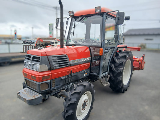 クボタ　中古　トラクター+ロータリー　GL470+RM8G　【宮城店2941P】